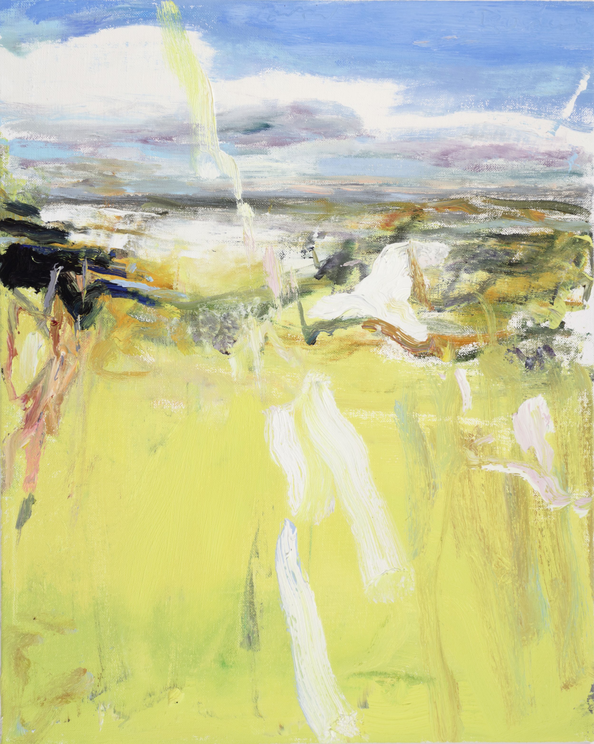 "Rosière 13 September 44," 2014, oil on linen, 20 x 16 inches