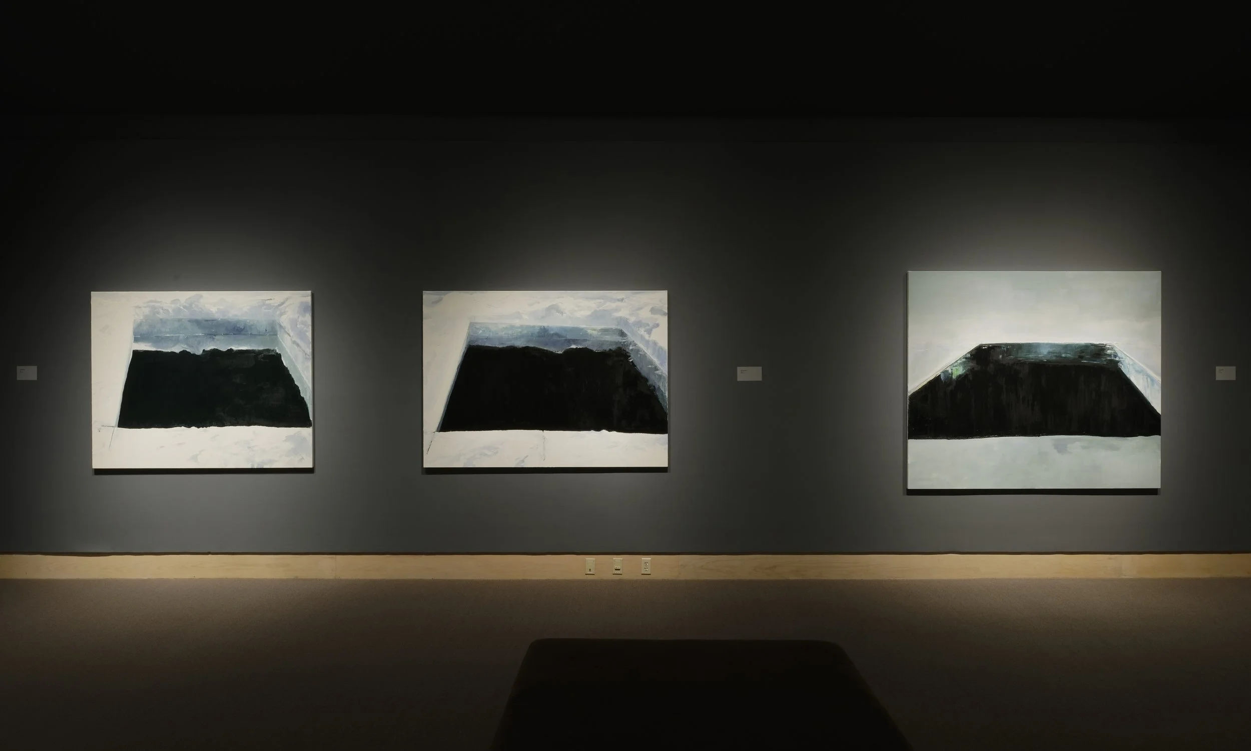 "Eric Aho: Ice Cuts" at the Hood Museum of Art, Dartmouth. Photo by Jeffrey Nintzel.