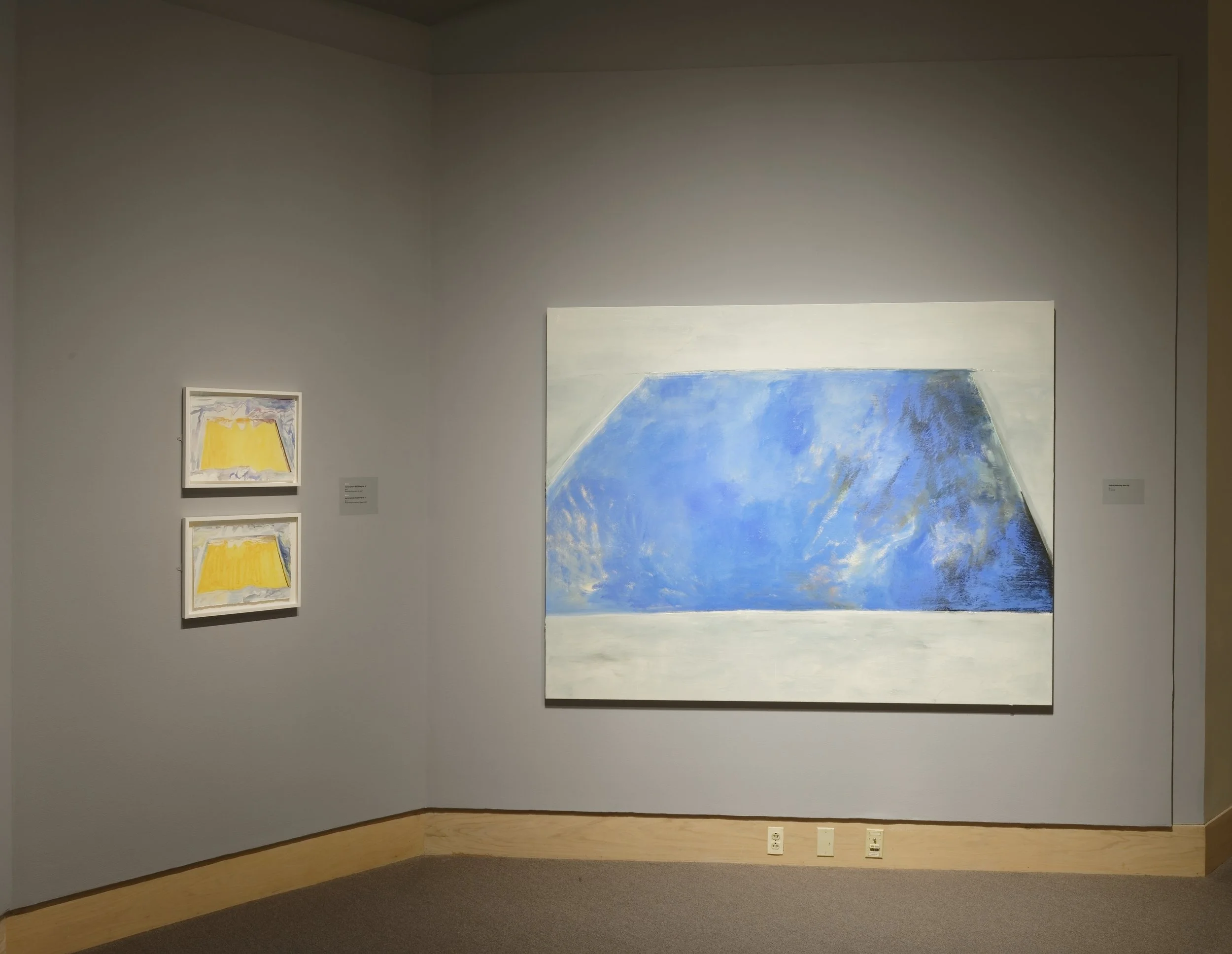 "Eric Aho: Ice Cuts" at the Hood Museum of Art, Dartmouth. Photo by Jeffrey Nintzel.