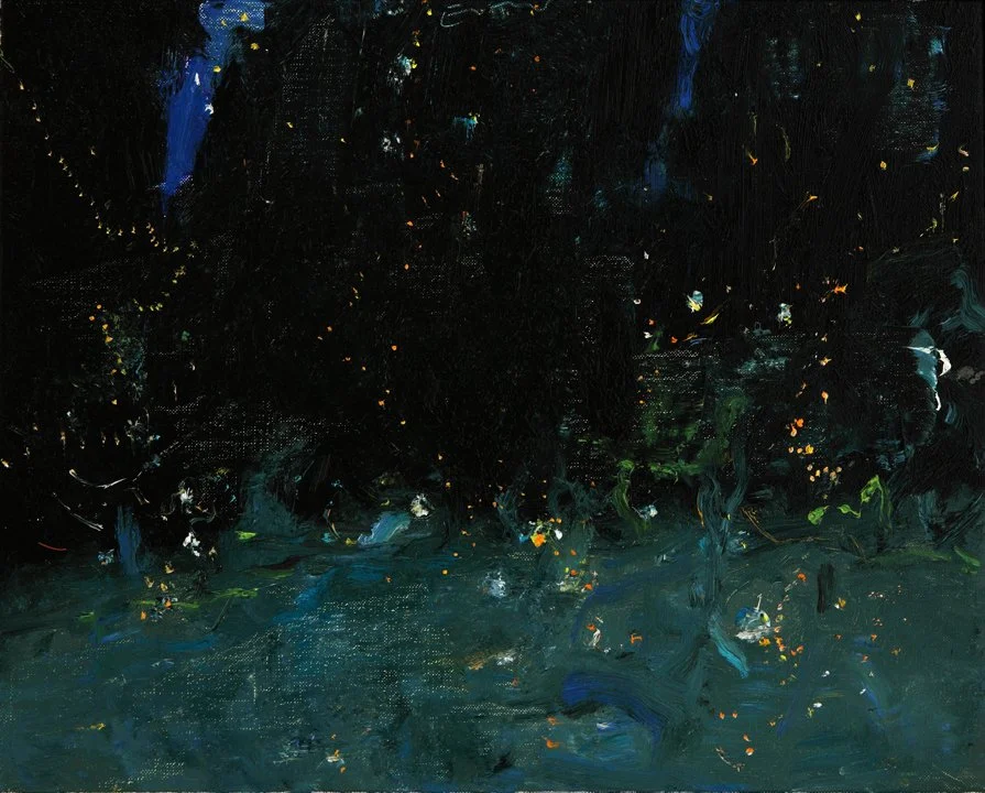"June Firefly I," 16 x 20 inches