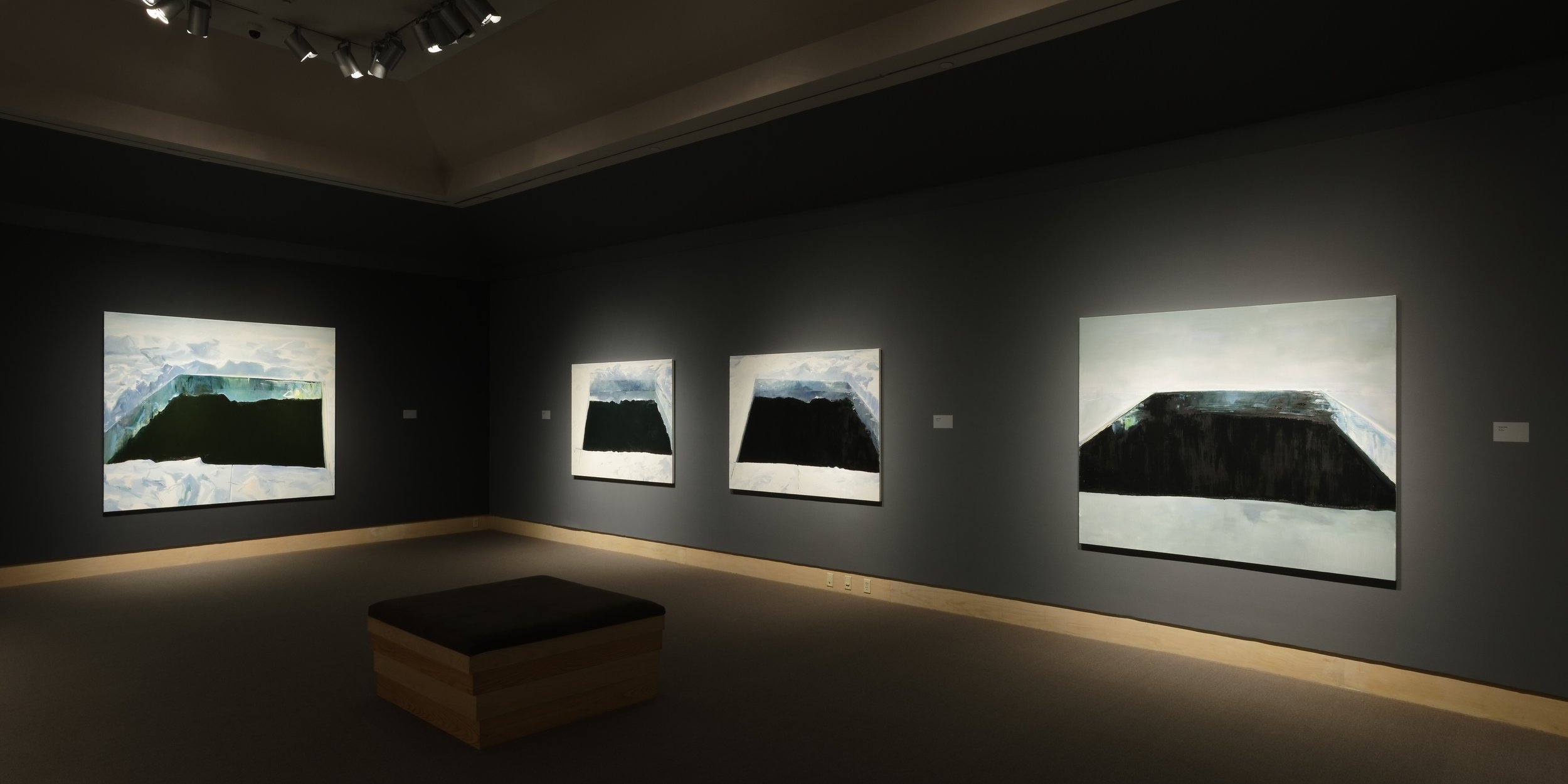 "Eric Aho: Ice Cuts" at the Hood Museum of Art, Dartmouth. Photo by Jeffrey Nintzel.