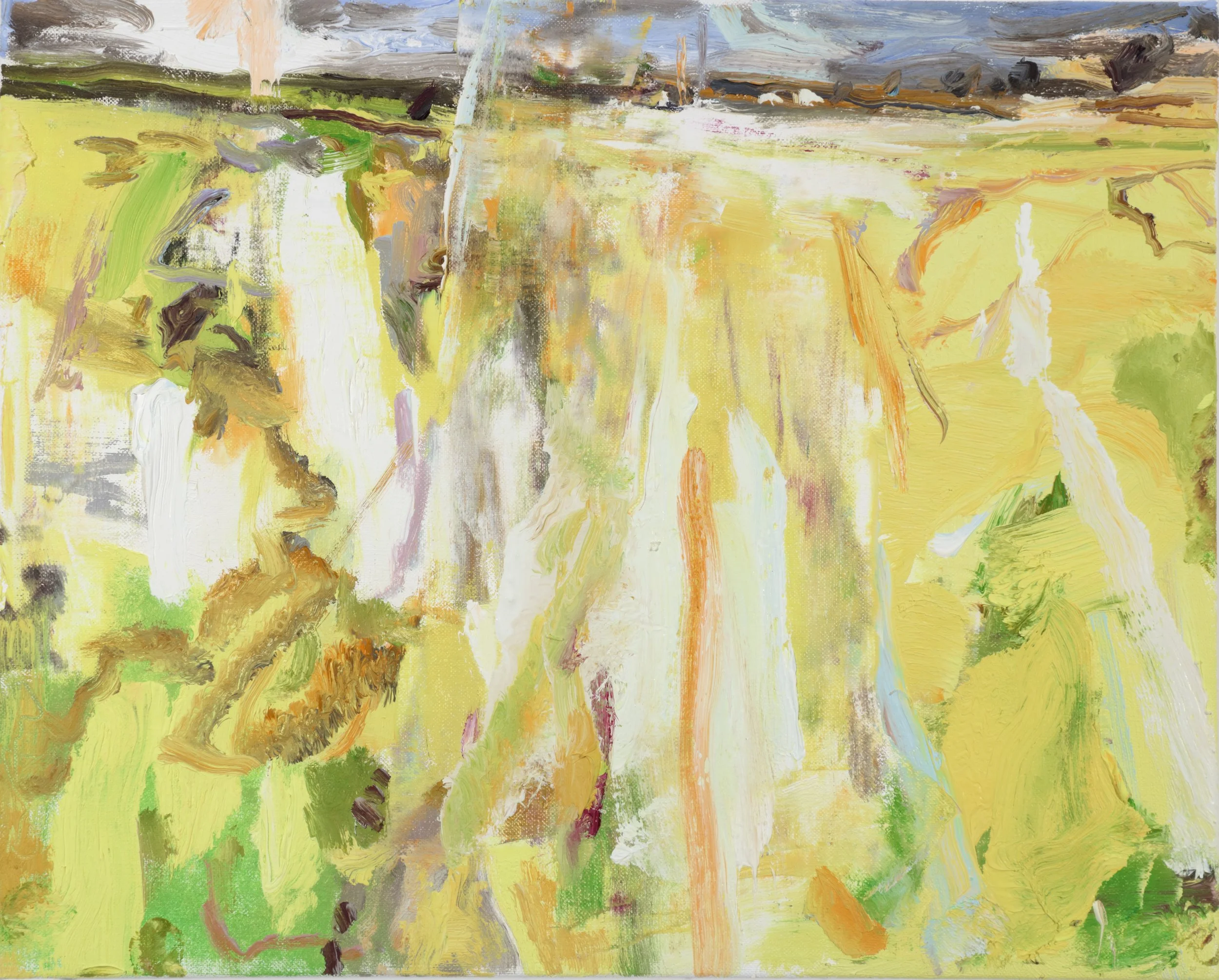 "Laubressel 29 August 44," 2014, oil on linen, 16 x 20 inches