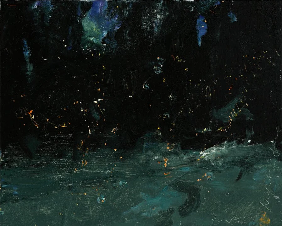 "June Firefly III," 16 x 20 inches