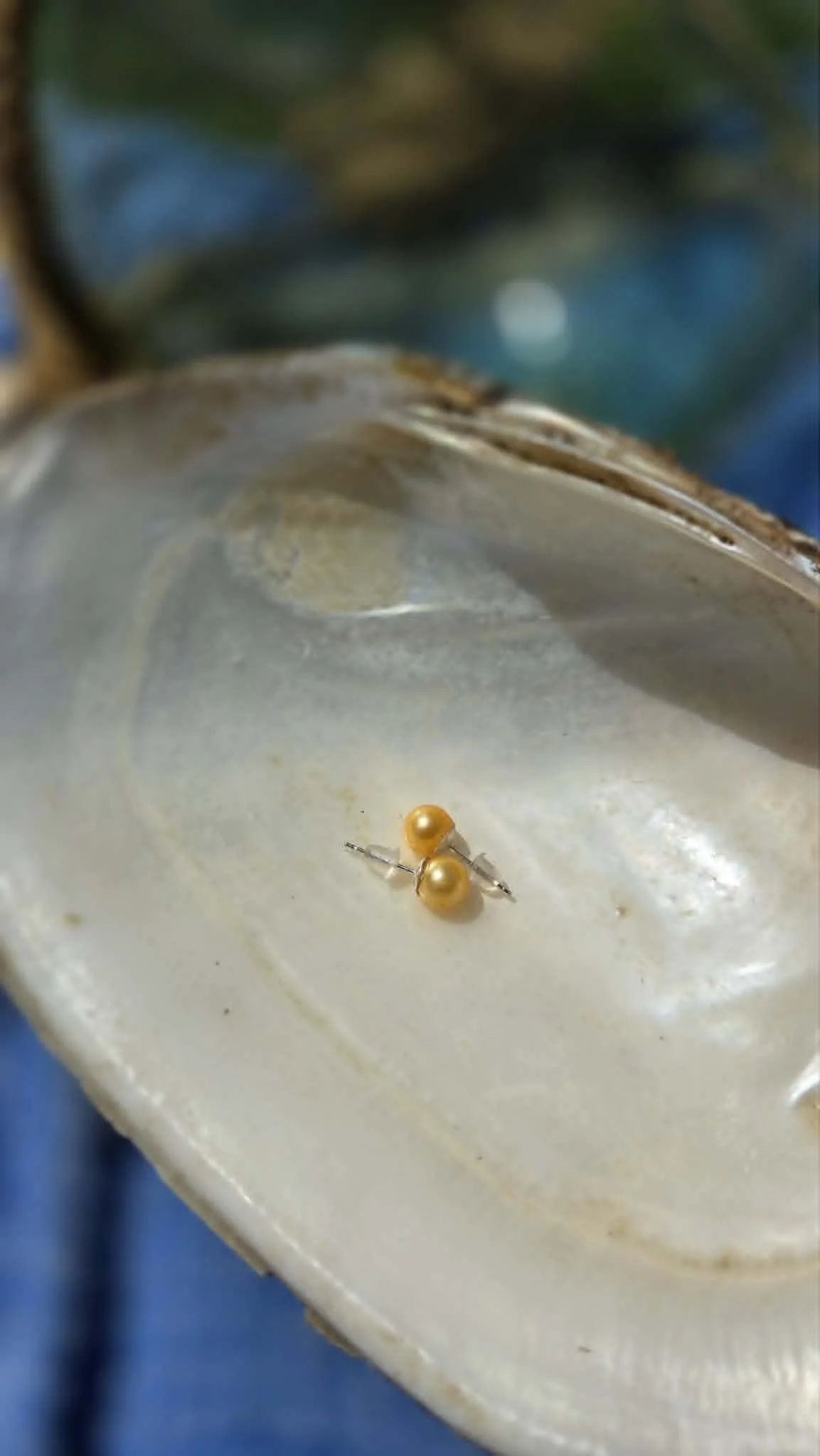 Pearl Stud Earrings