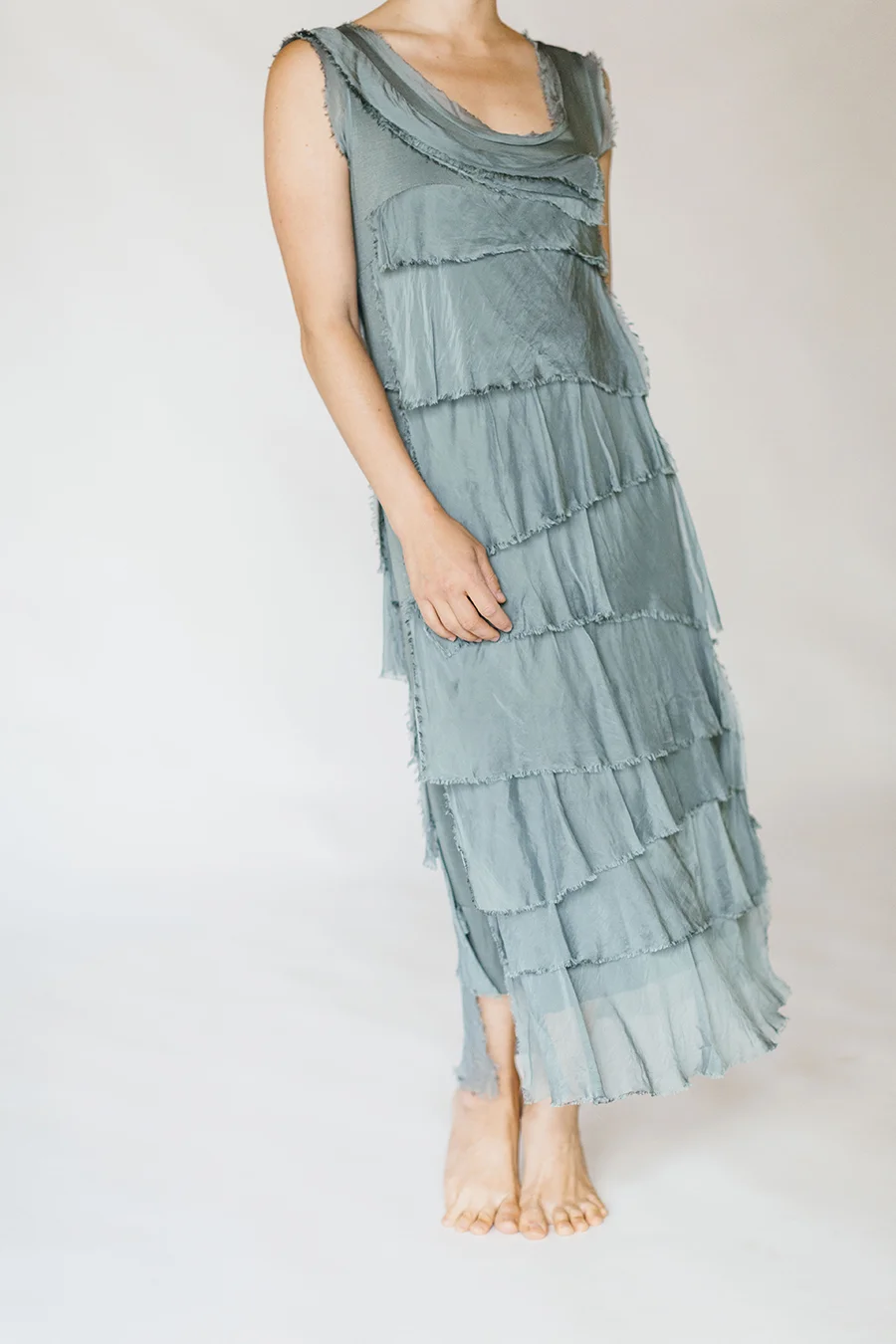 Sovay Ruffle Maxi Dress