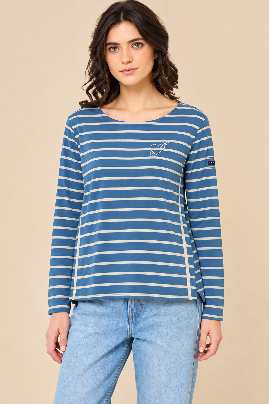 Batela Love Long-sleeved Cotton Tee