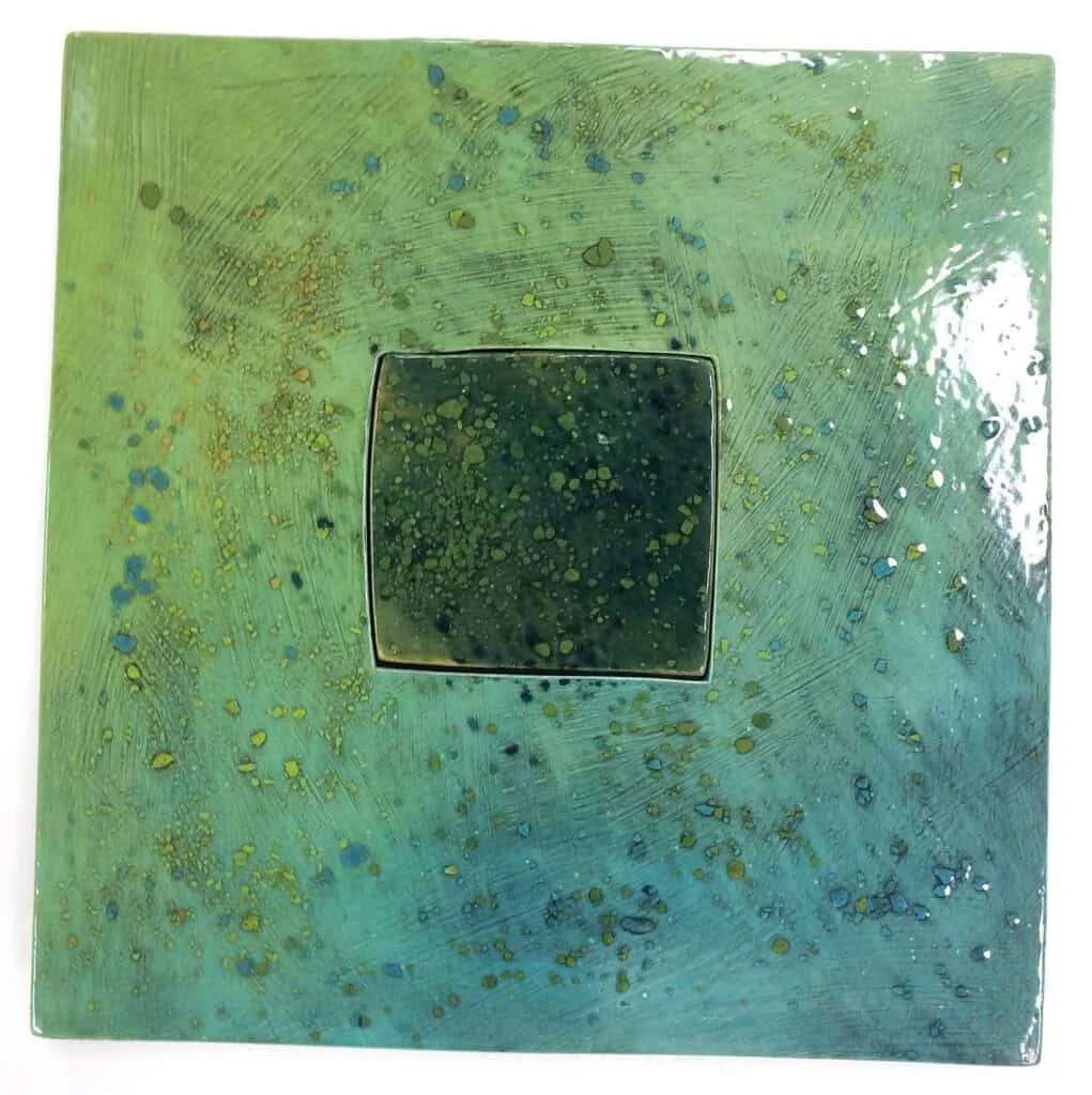 “Square Tile” by Naira Barseghian, size 13" x 13"