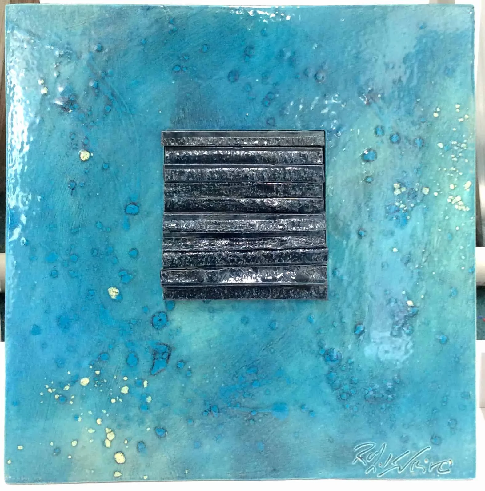 “Square Tile” by Naira Barseghian, size 13" x 13"