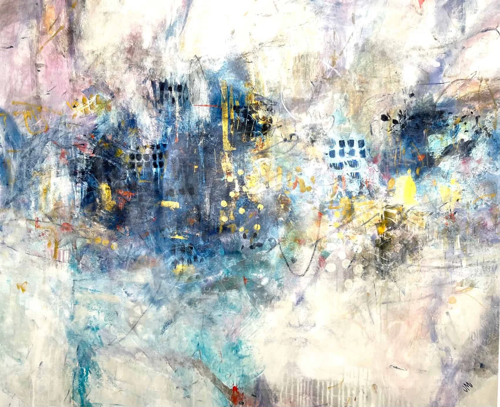 “Singing in Color” by Jodi Maas, size 50" x 60"