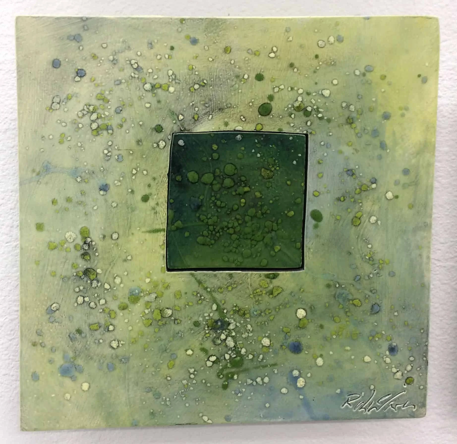 “Square Tile” by Naira Barseghian, size 13" x 13"
