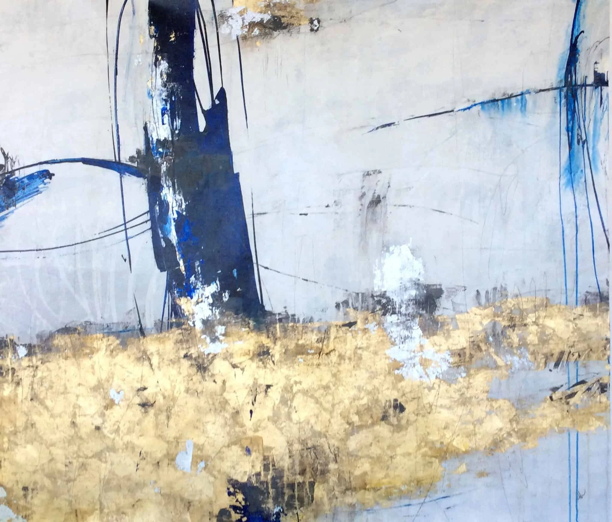 “Full Swing” by Joshua Schicker, size 50" x 60"