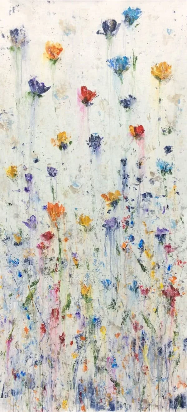 “Float With Ease l” by Jodi Maas, size 36″ x 72″