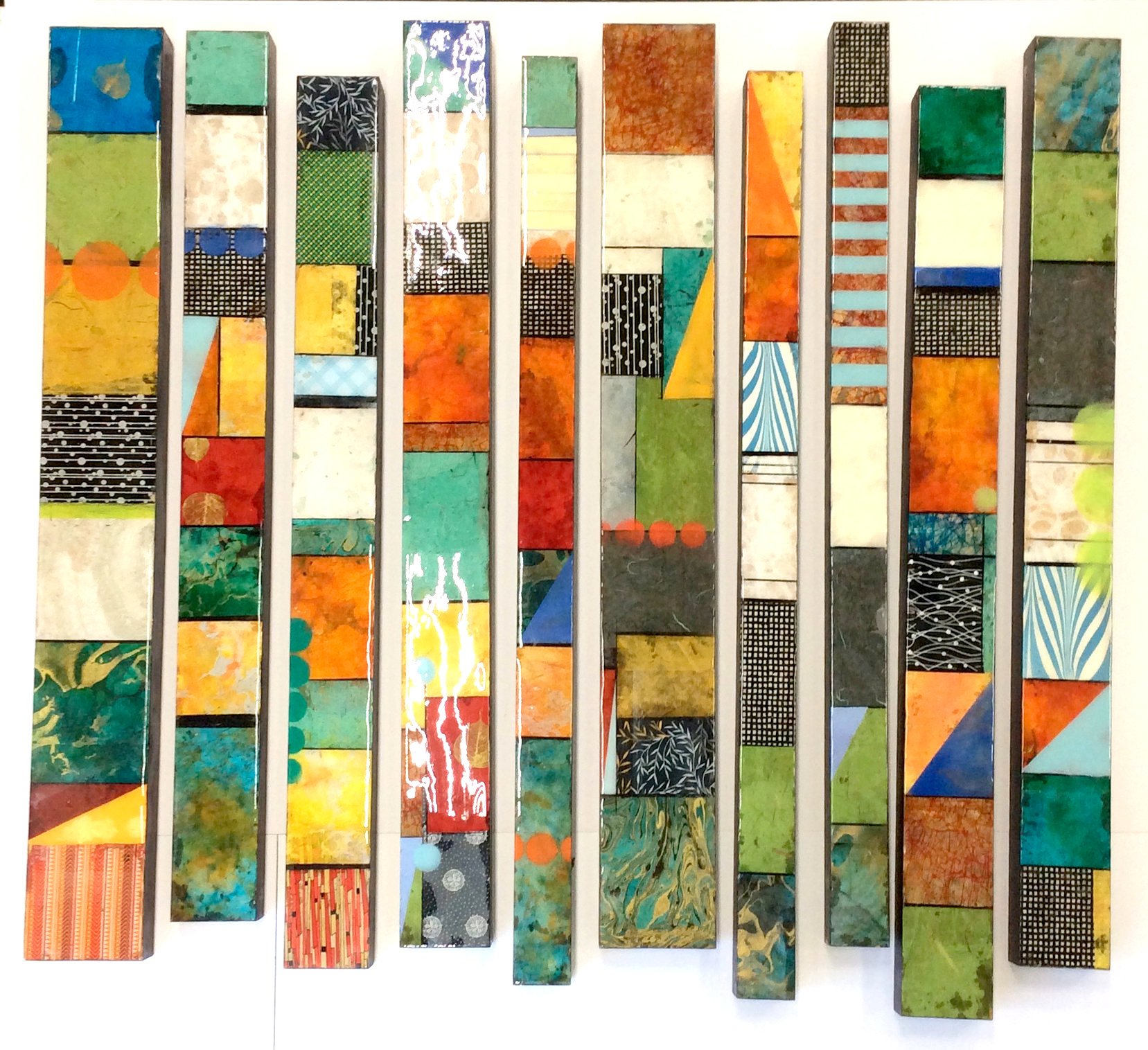 “Totems” by Tiersky, Set of 10 Panels