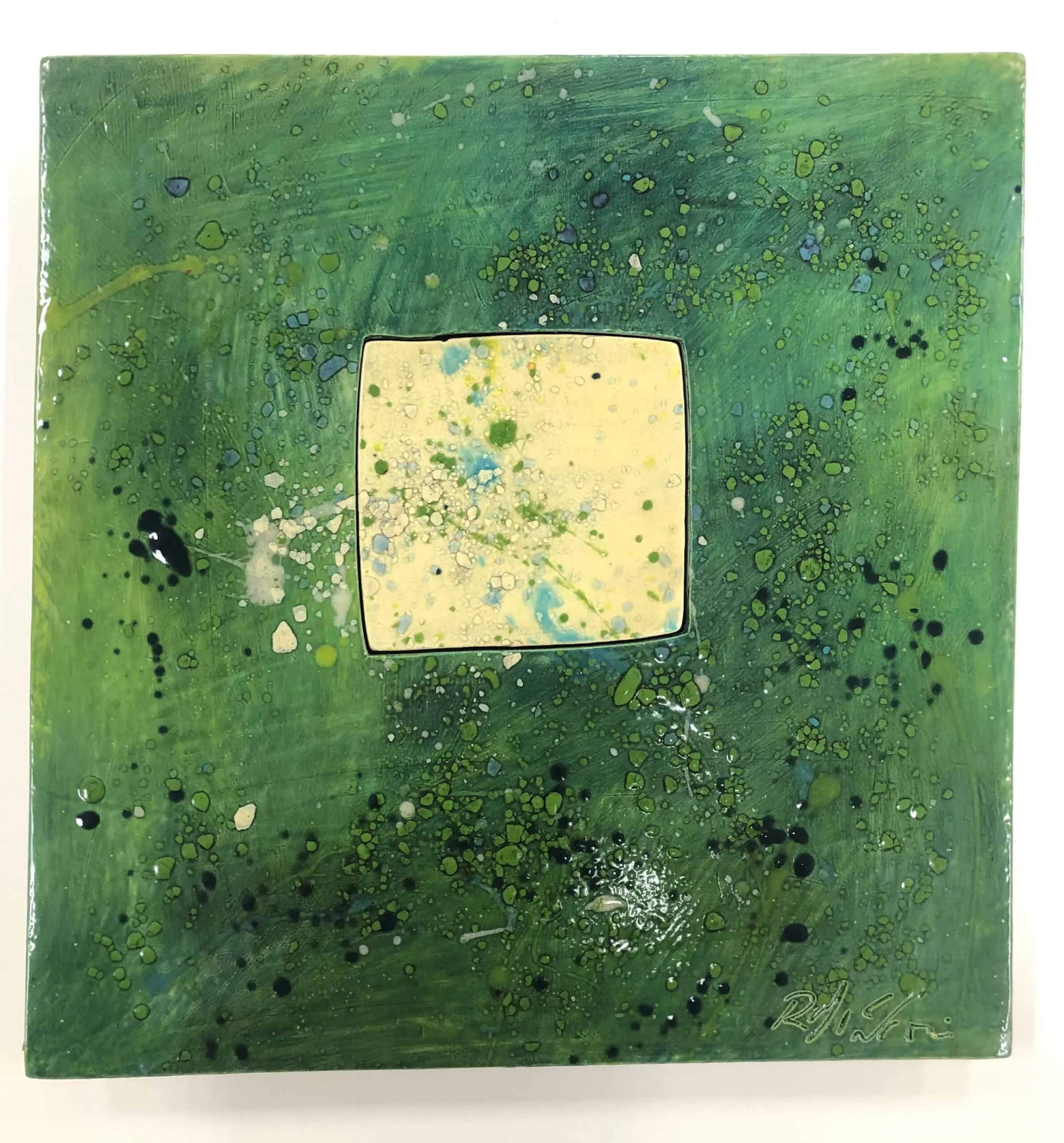 “Square Tile” by Naira Barseghian, size 13" x 13"
