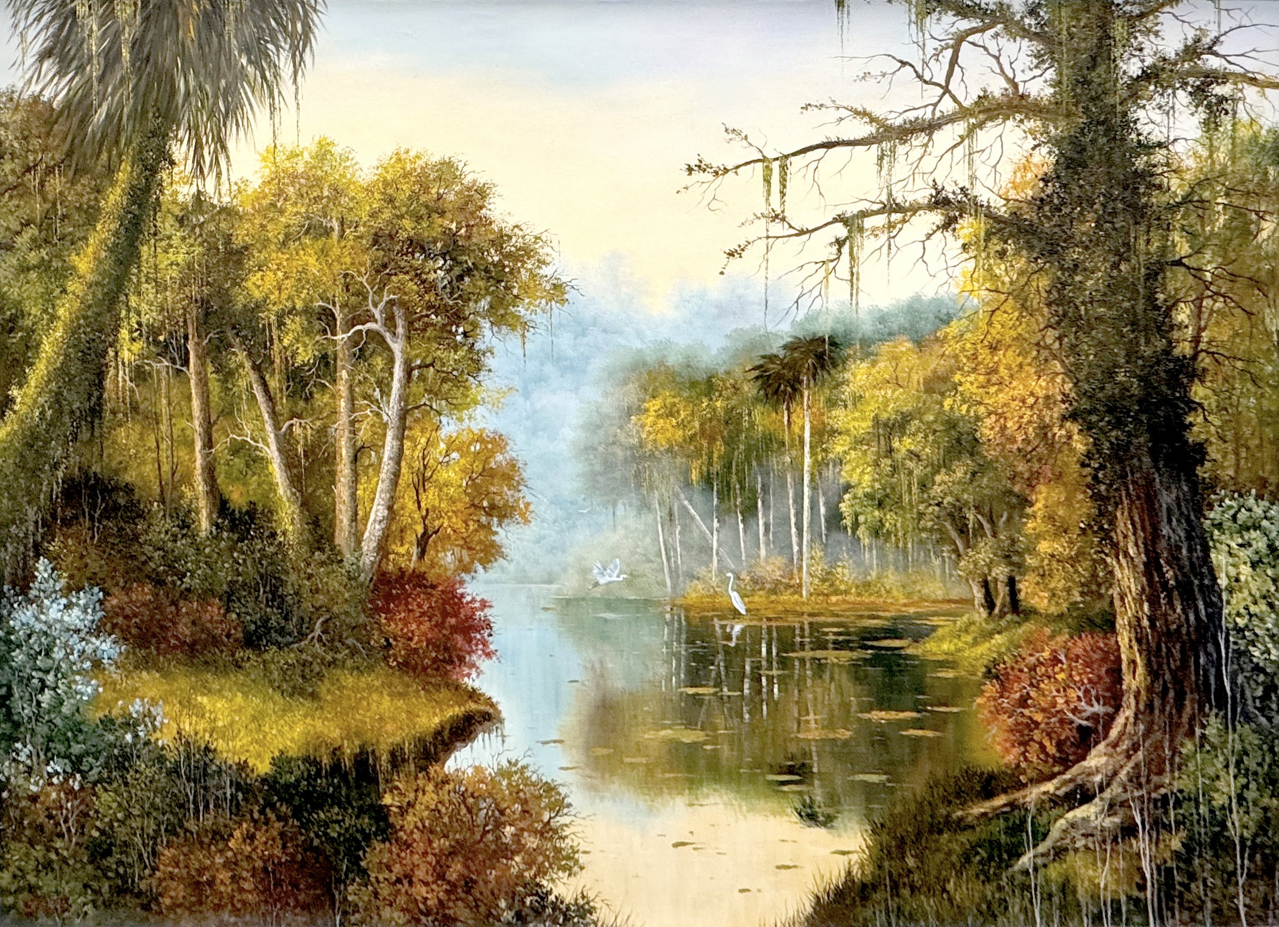 “Old Florida” by Bacci, Size 72″ x 48″
