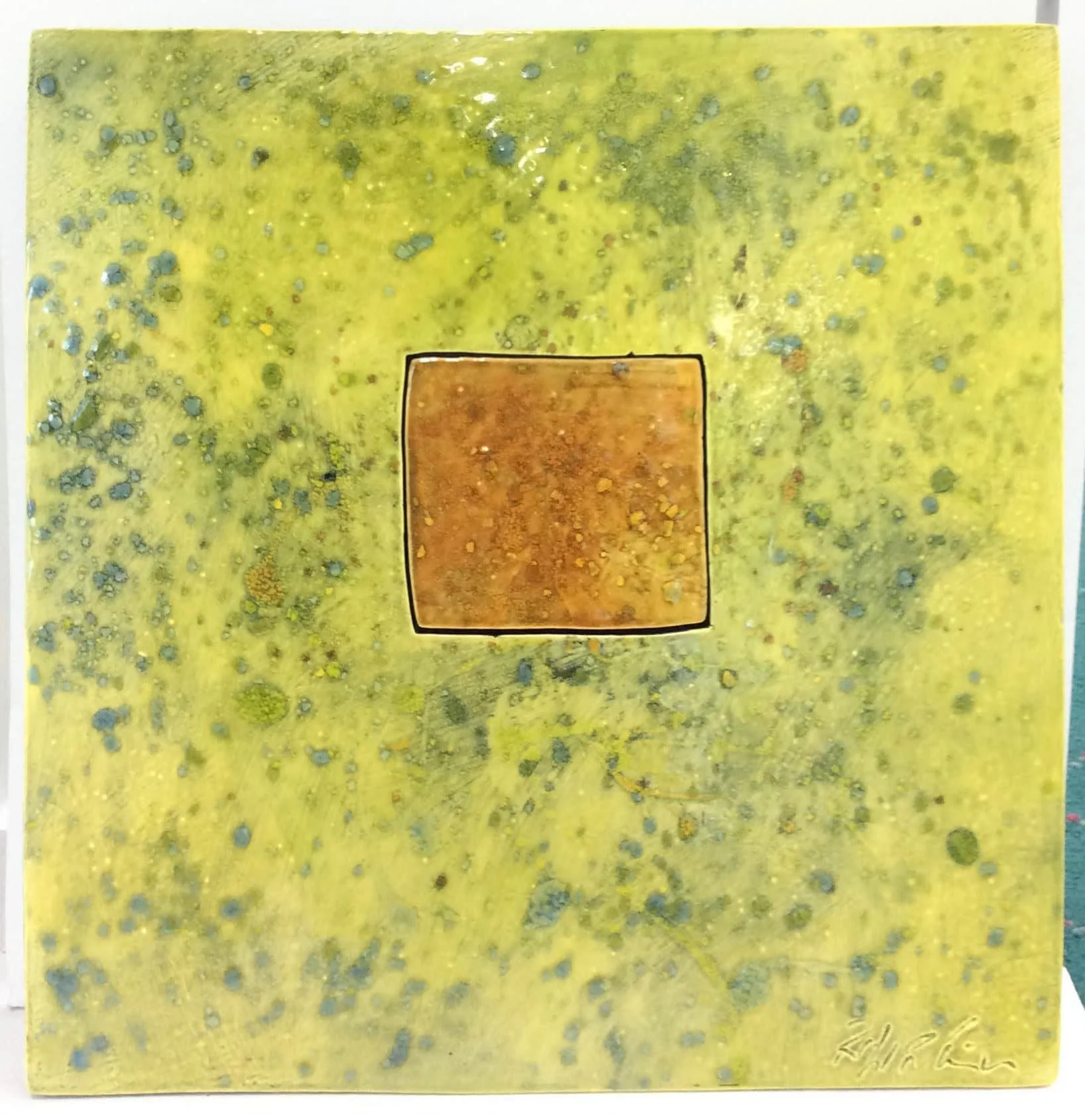 “Square Tile” by Naira Barseghian, size 13" x 13"