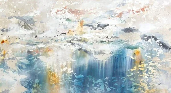 “Coastal Reach” by Alexys Henry, size 40″ x 70″
