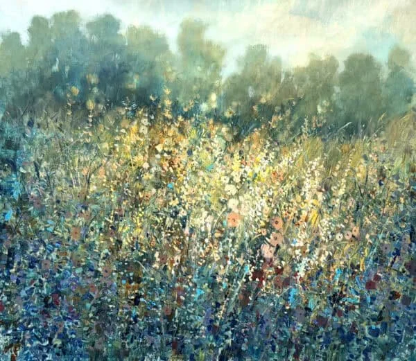 “Patch of Sun” by Timothy O’Toole, size 64″ x 50″