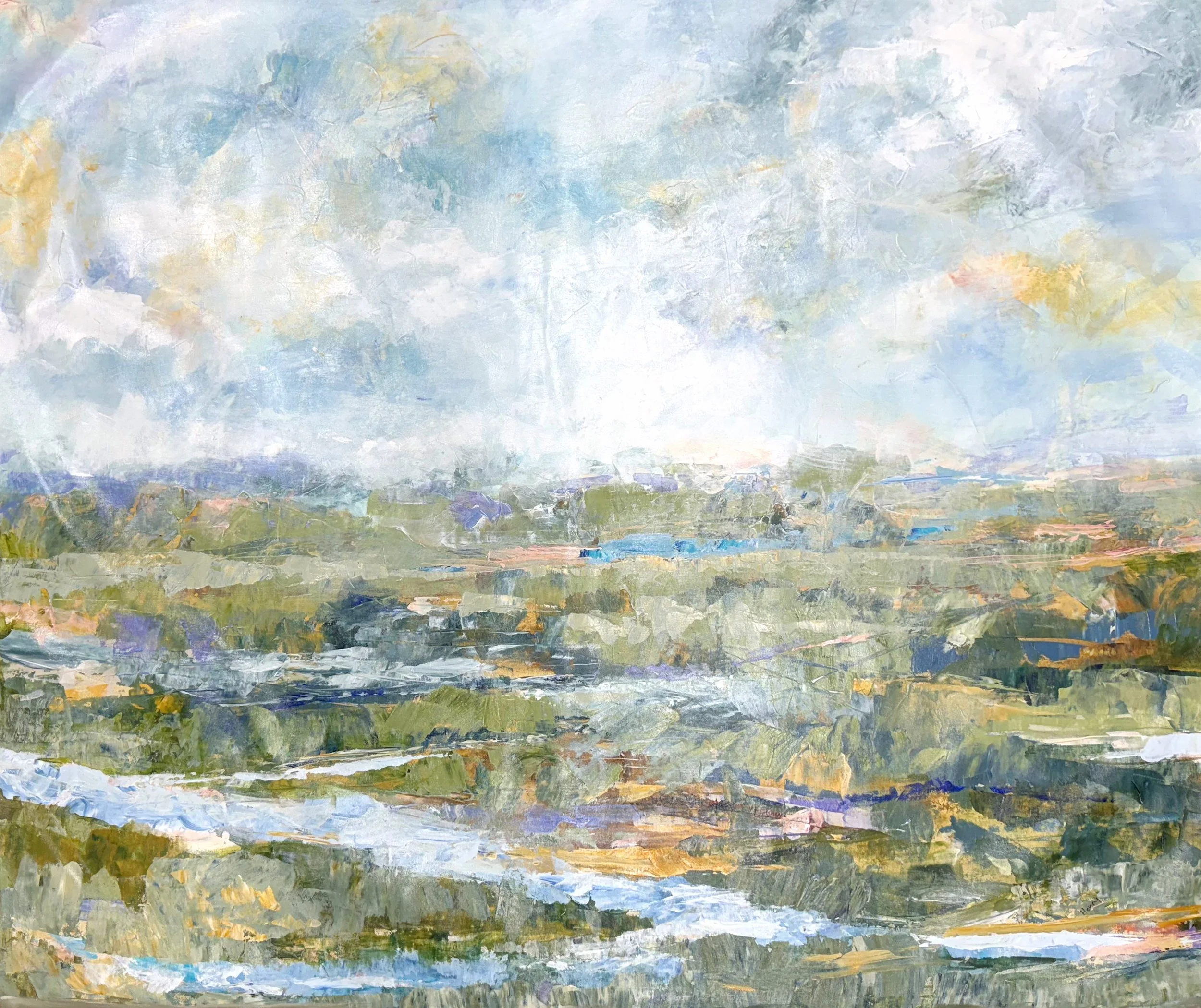 "New Time I" by Alexys Henry 60"x 50"