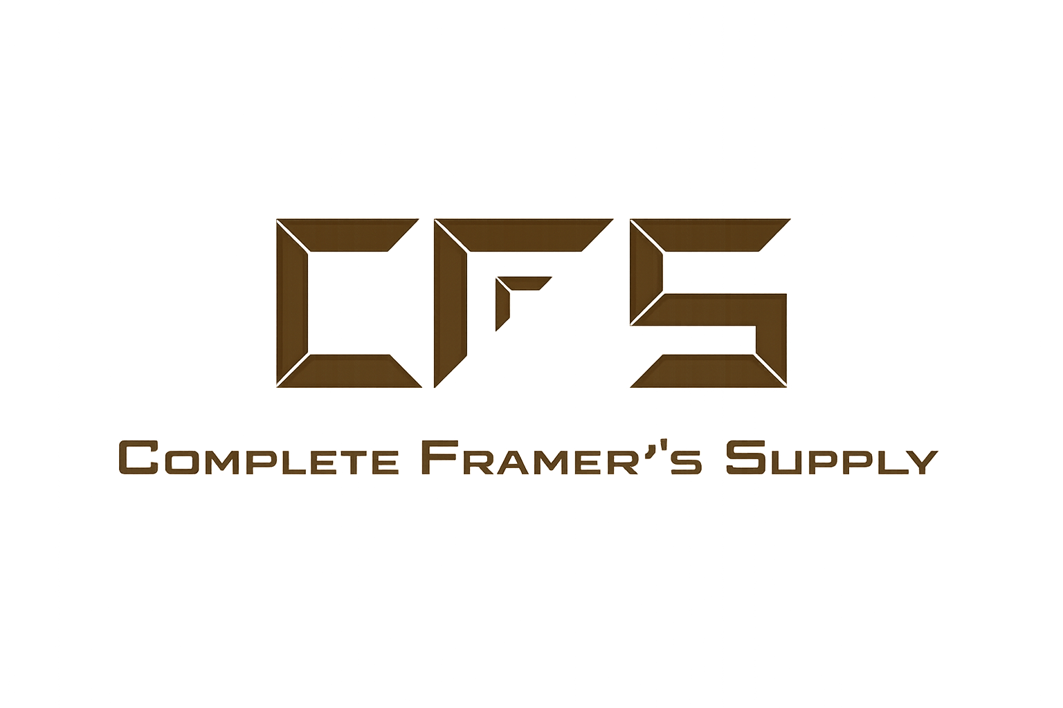 Image of a wooden shelf with multiple compartments, labeled 'Complete Framer's Supply' underneath, with a distorted colorful background.
