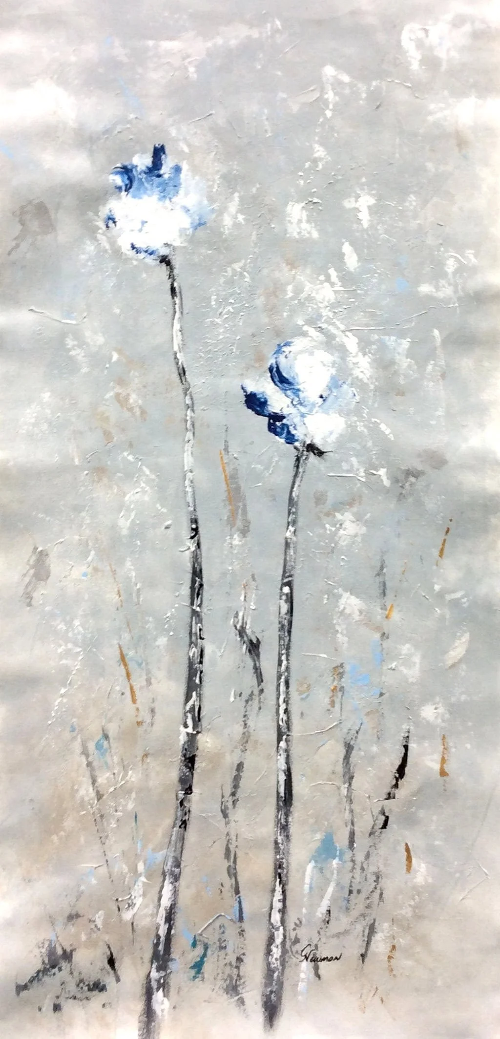 “Summer Time I” by Gudrun Newman, size 18" x 40"