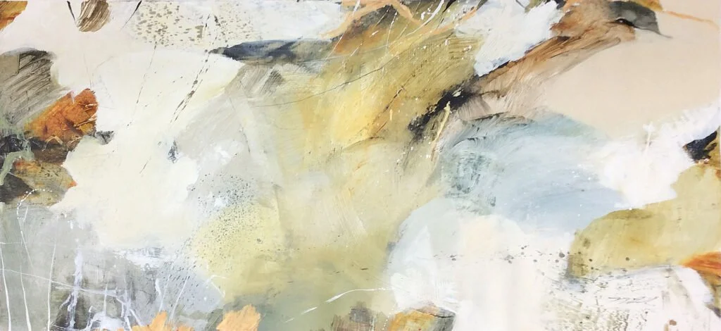 “Neutral Wood” by Natasha Barnes 60″ x 30″