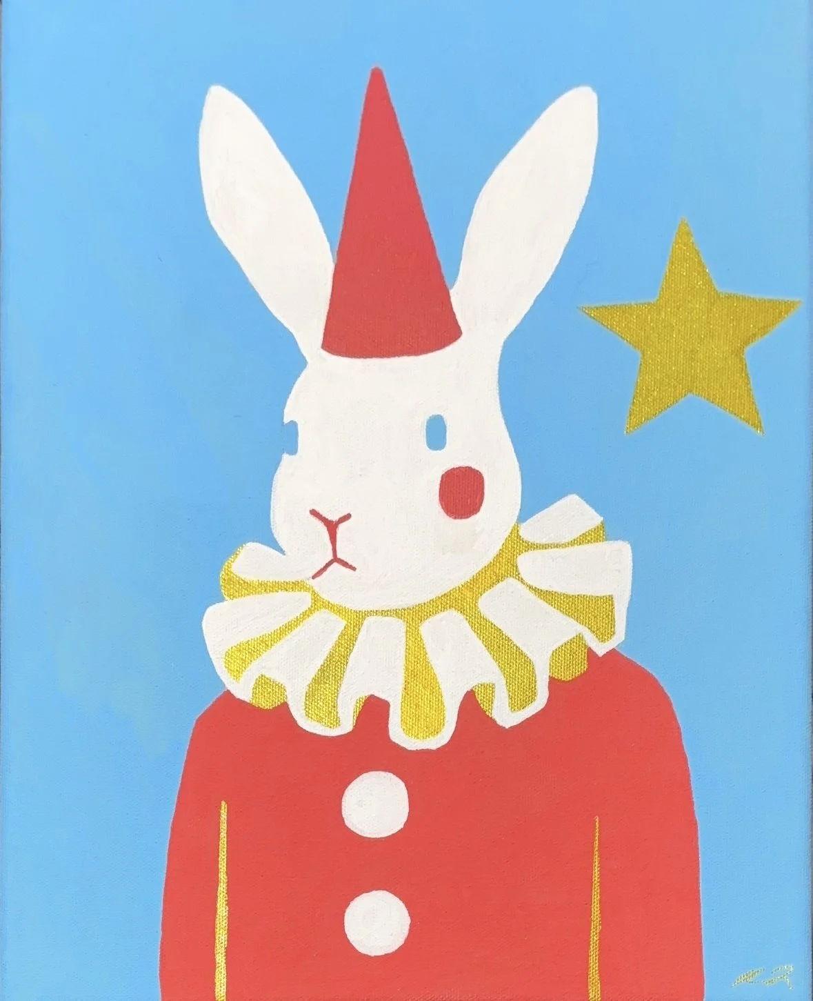 Jack, Acrylic Marker on Canvas, 2025