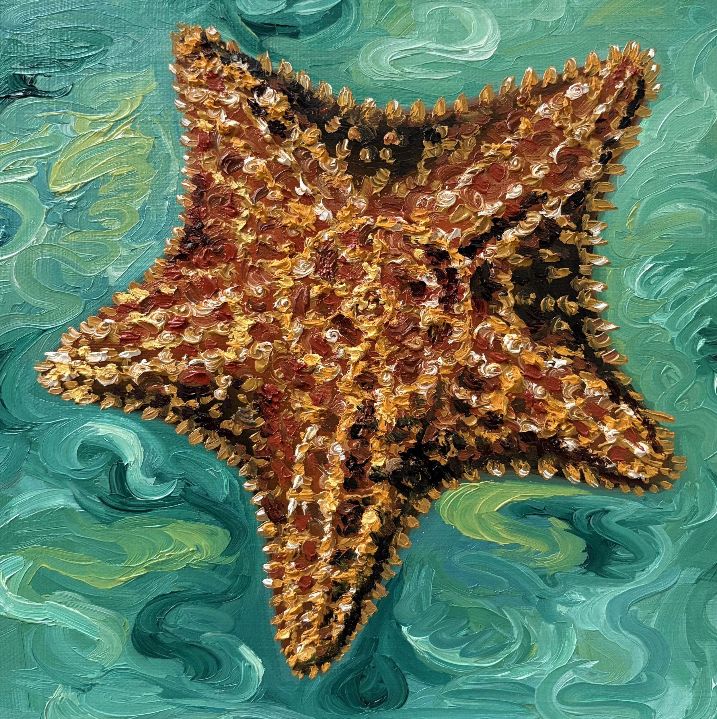 Seastar
8x8
Oil on Canvas
2026