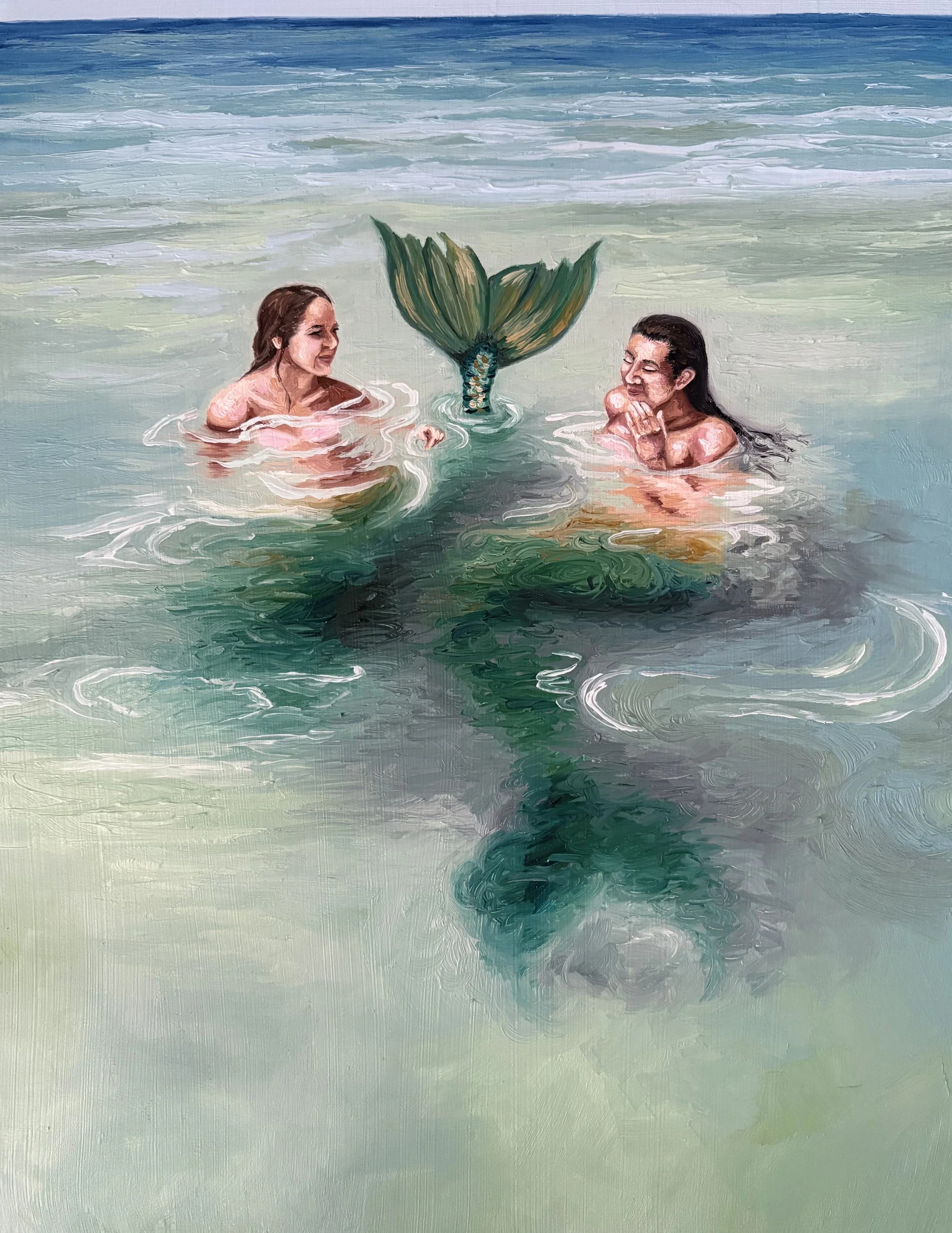 St. Pete Mermaids
11x14
Oil on Panel
2026