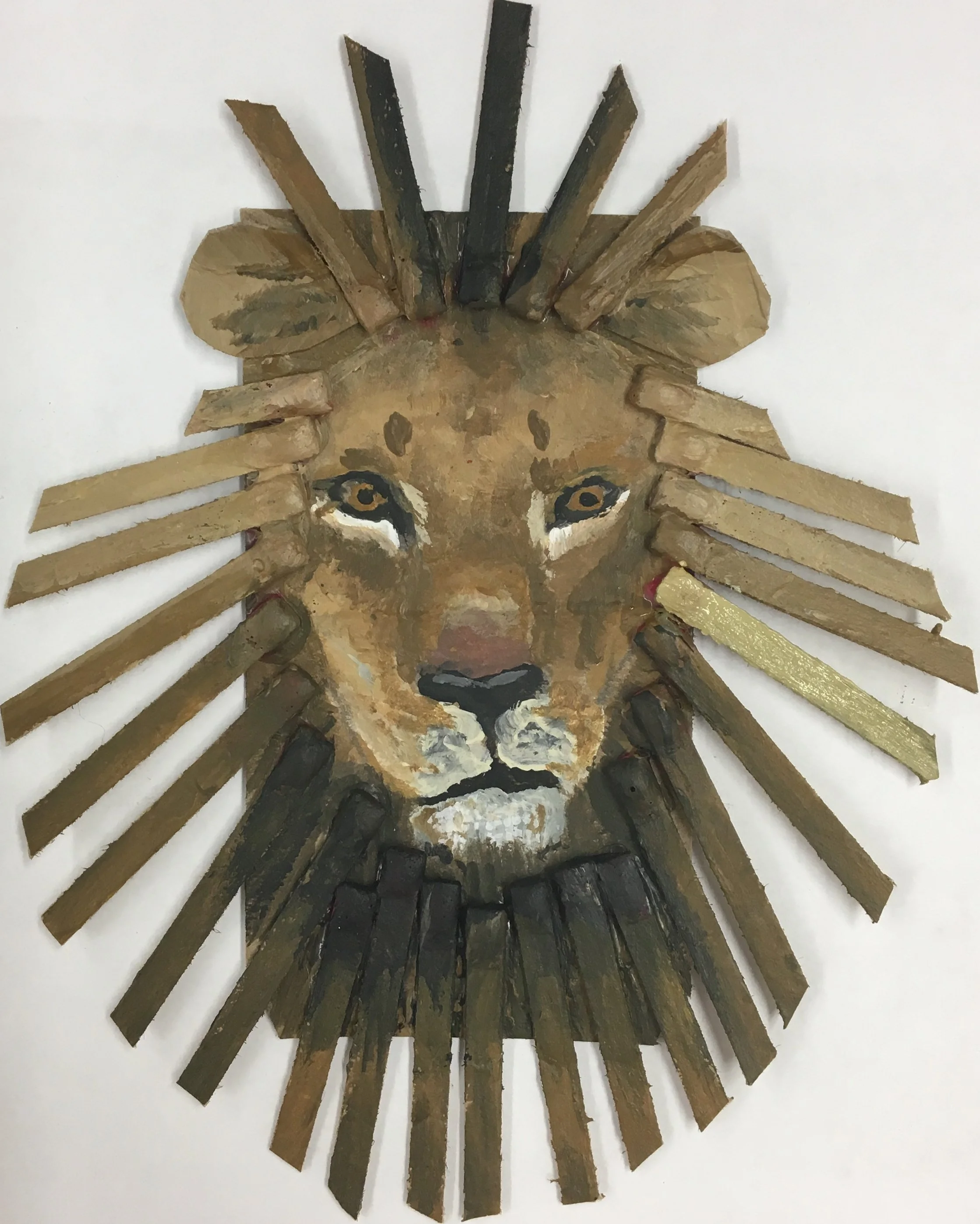 Lion
4x3
Acrylic and Matches
2016