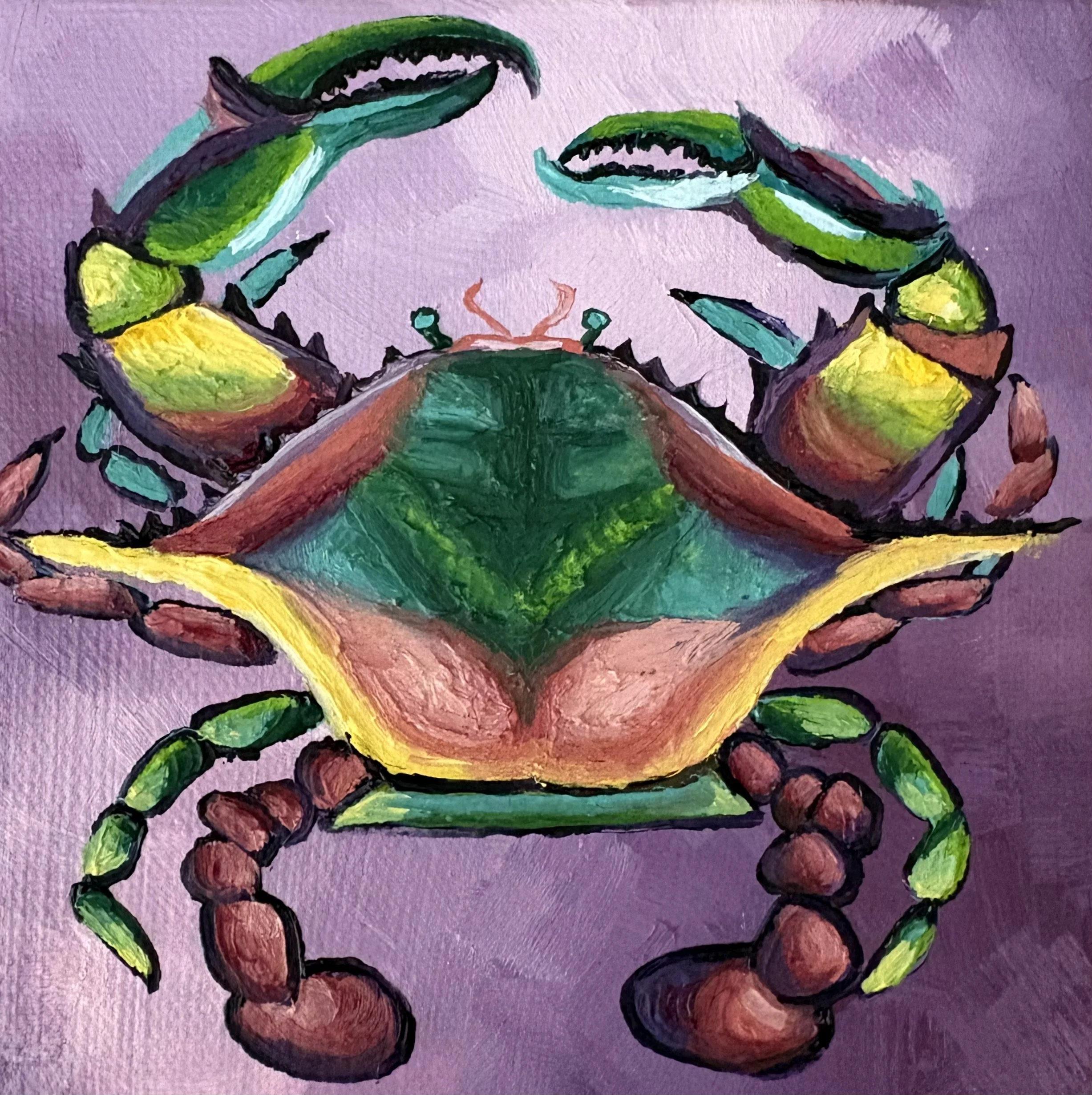 Mr. Krabby
5x5
Oil on Canvas
2026