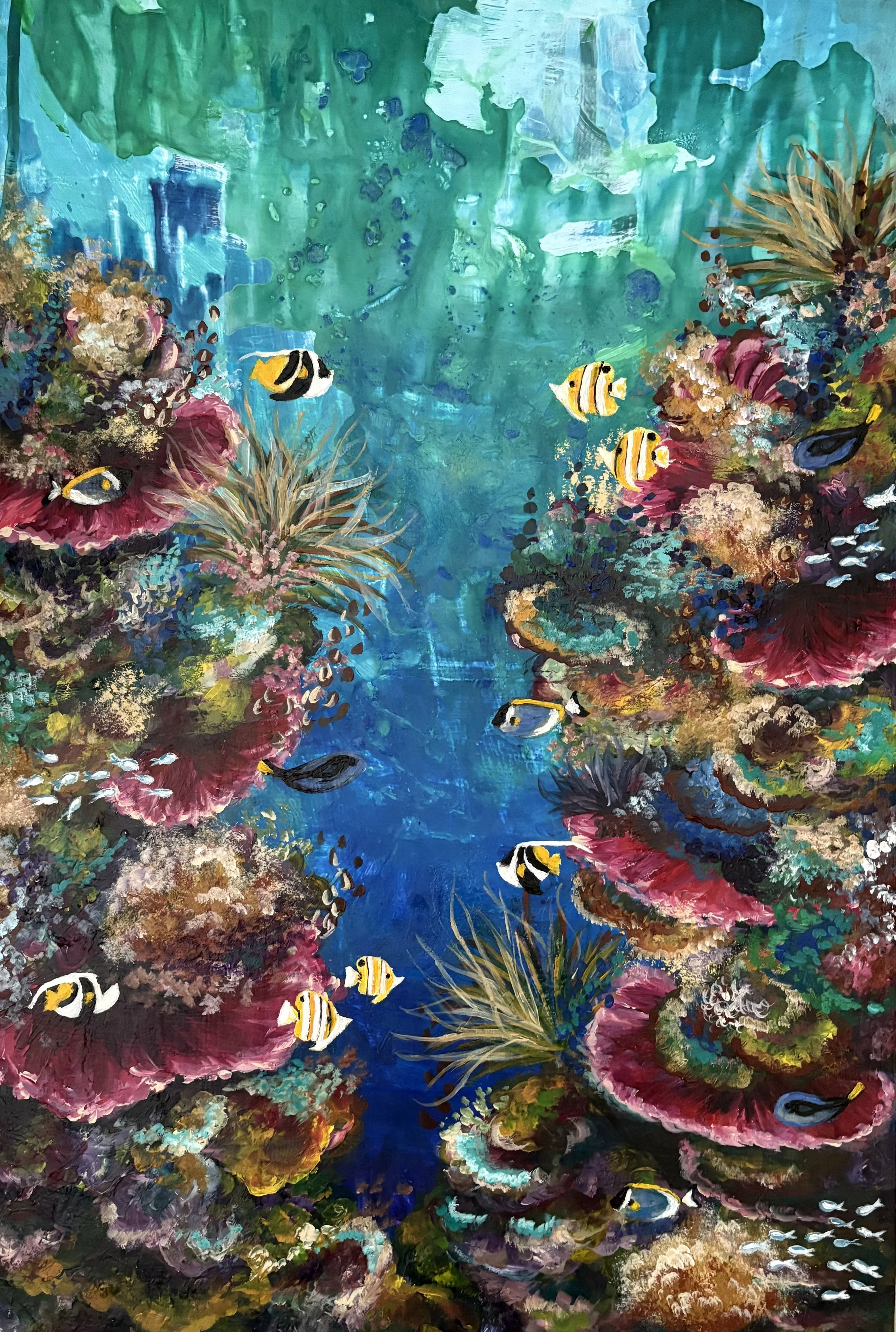 Under 3
20x30
Acrylic and Oil on Panel
2019