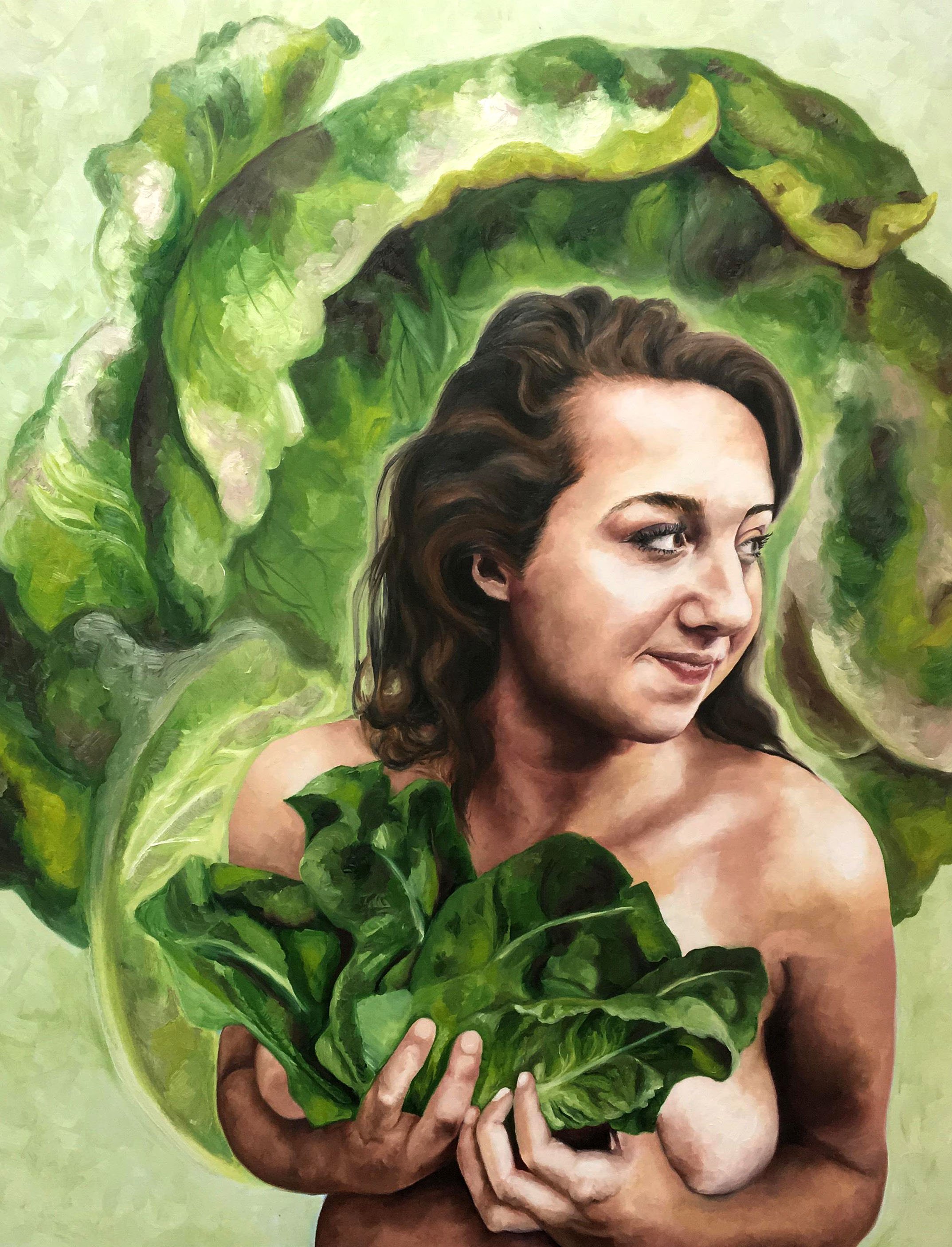 Lettuce
36x48
Oil on Panel 
2017