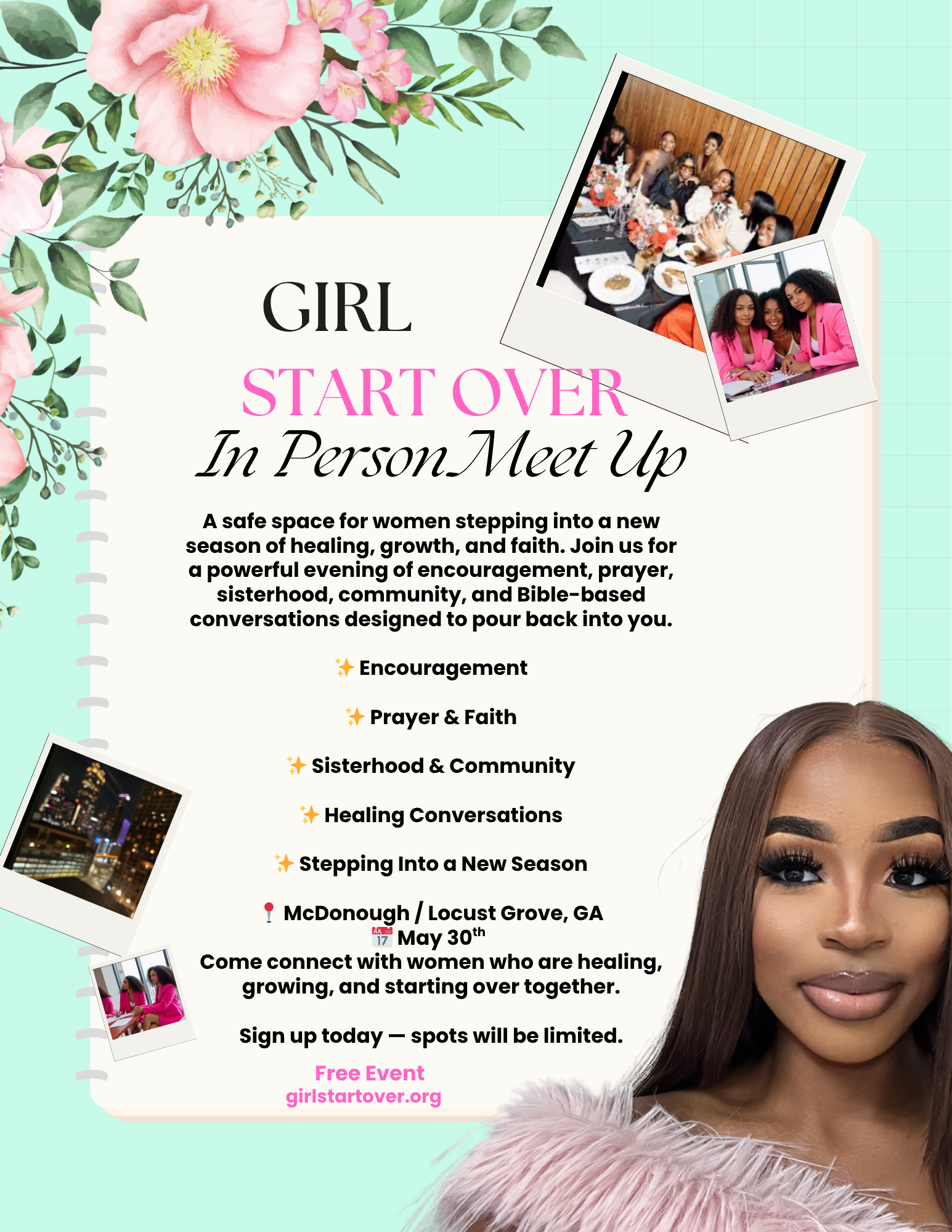 Girl Start Over In Person Meet Up