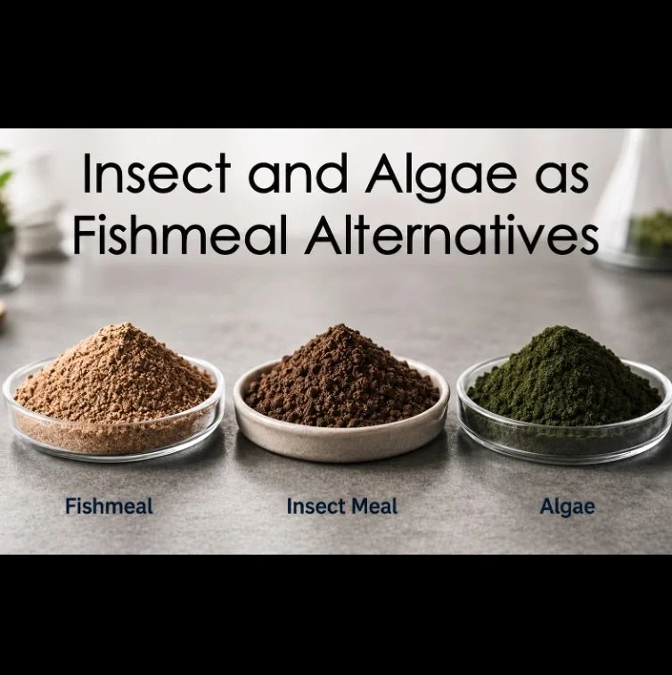 INSECT PROTEIN AND ALGAE IN TROUT FEEDS