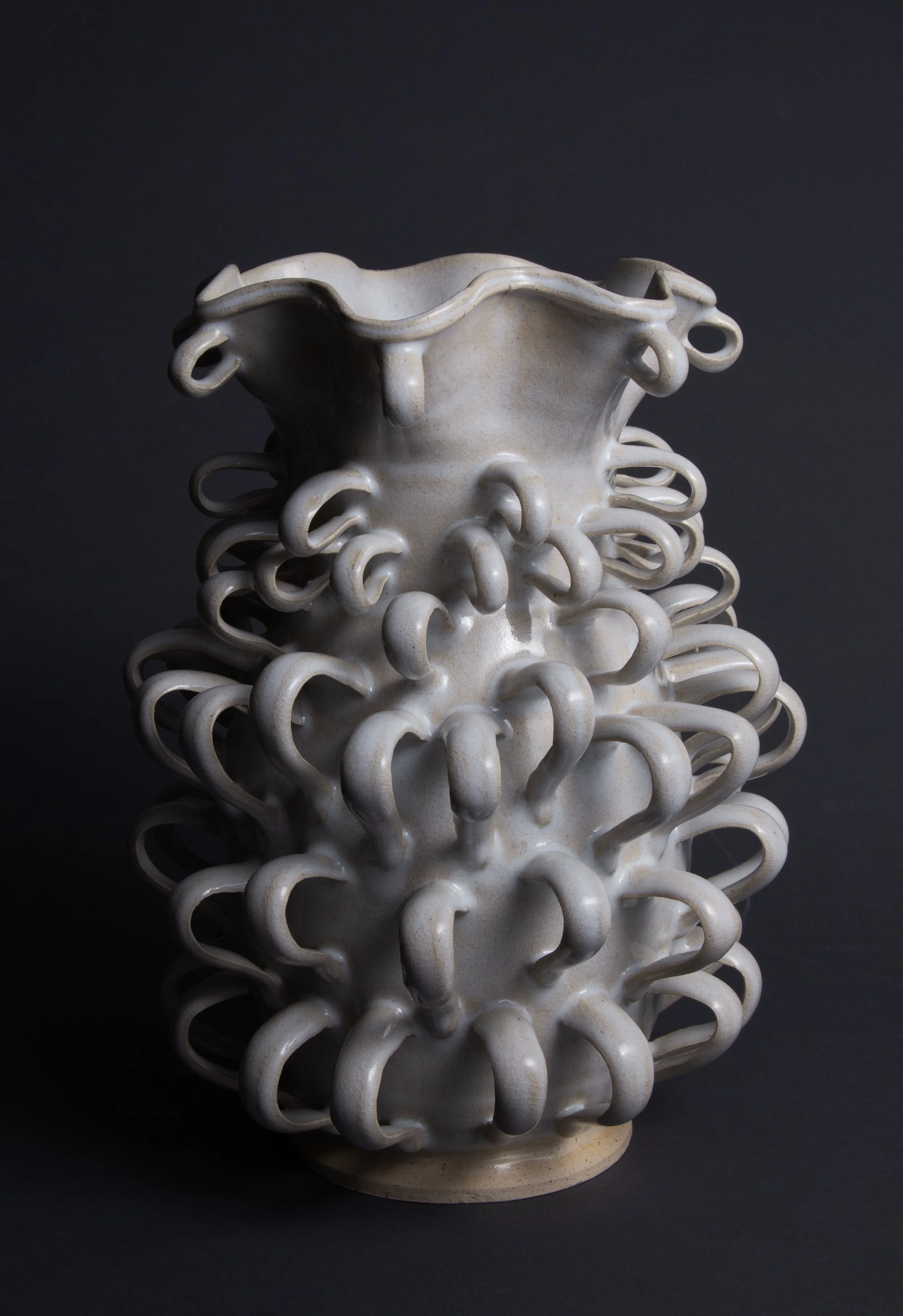 Milk Pot, 2012
Stoneware, handbuilt,
Dimensions: (w, d, h) 9.5” x 9.5” x 10.5”