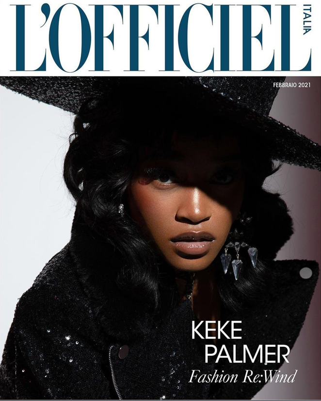 L'OFFICIAL Italia
model, Keke Palmer
Photographer, Quintin Perez and Ron Erick Odchigue