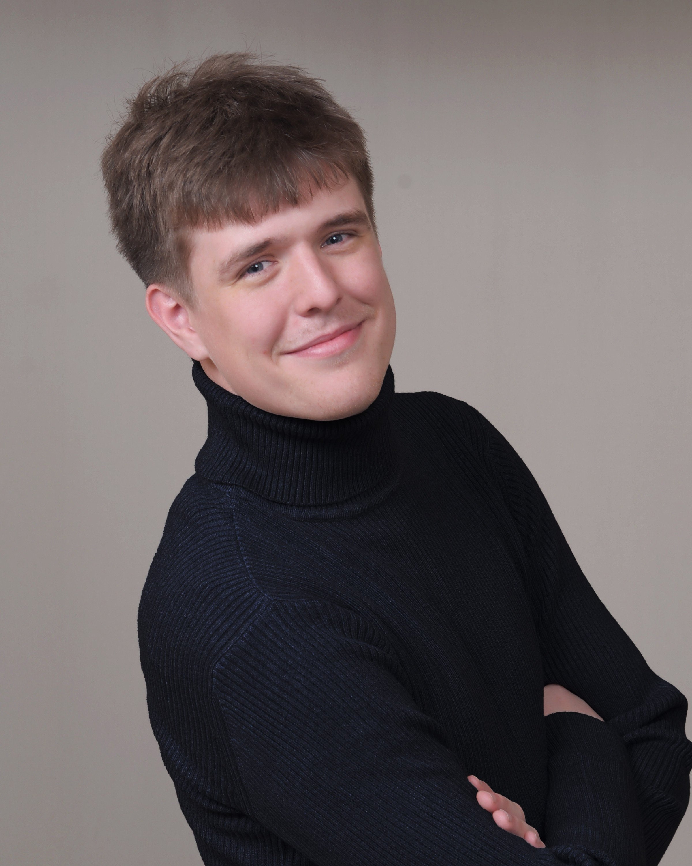 Shea Walsh, co-founder of Static Apollo LLC, posing for a portrait.