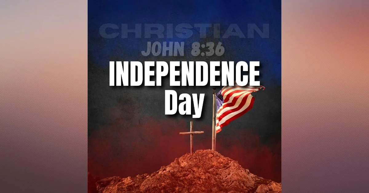 Independence Day Gospel R&amp;B Song | 4th of July Freedom in Christ - The Flag &amp; The Cross