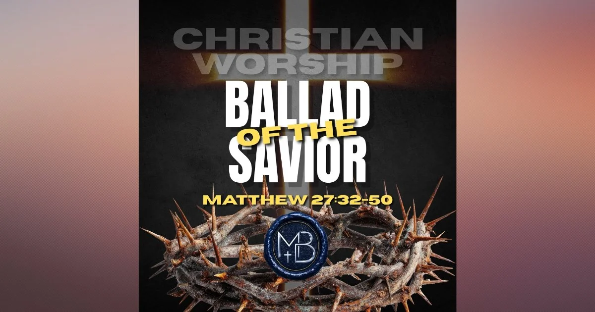 "A Ballad for a Savior" by Malachi Ben-David  Gospel Worship Version. A scripture song based on the Road to Emmaus (Luke 24).