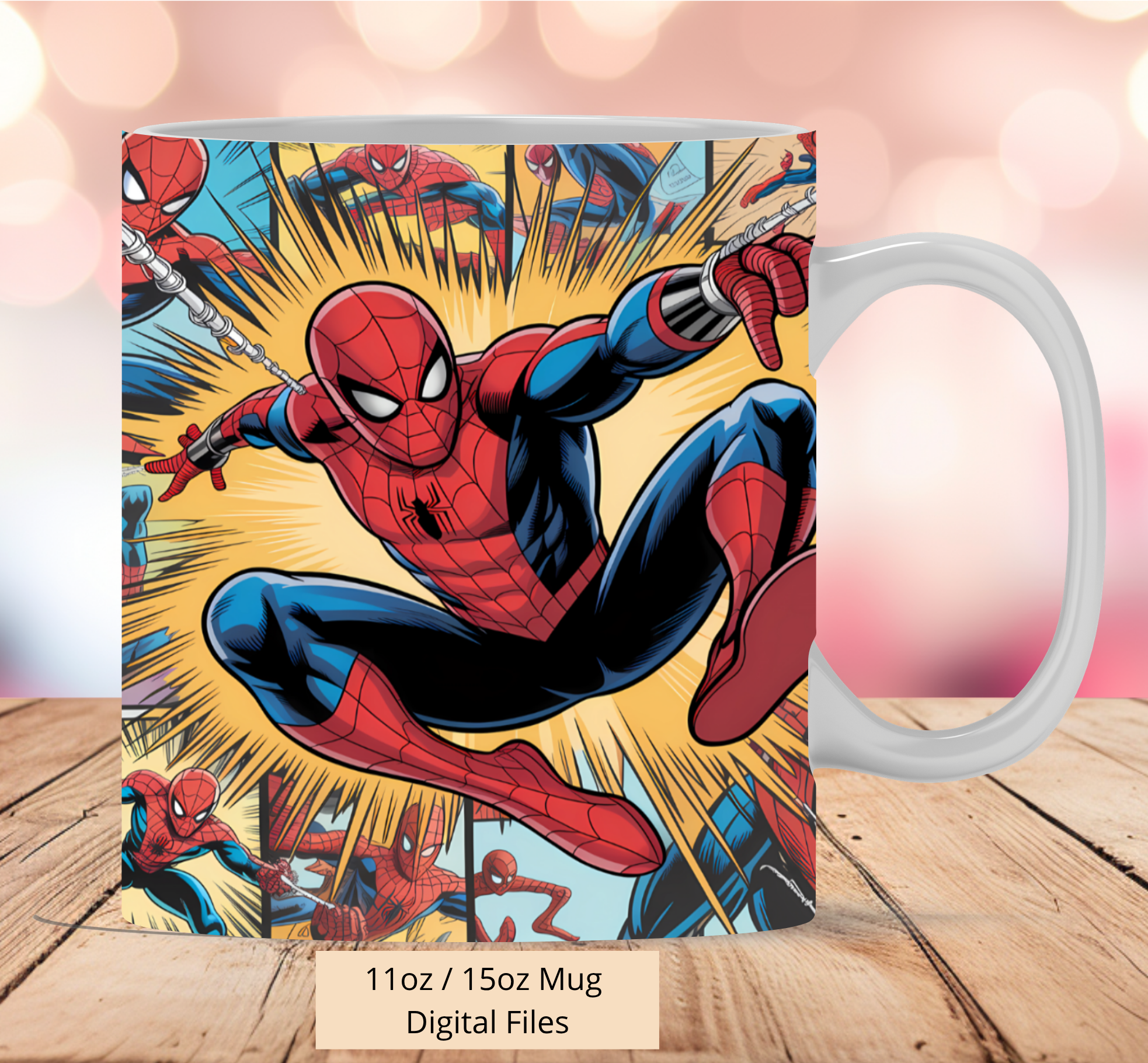 Spiderman Mug Digital Download