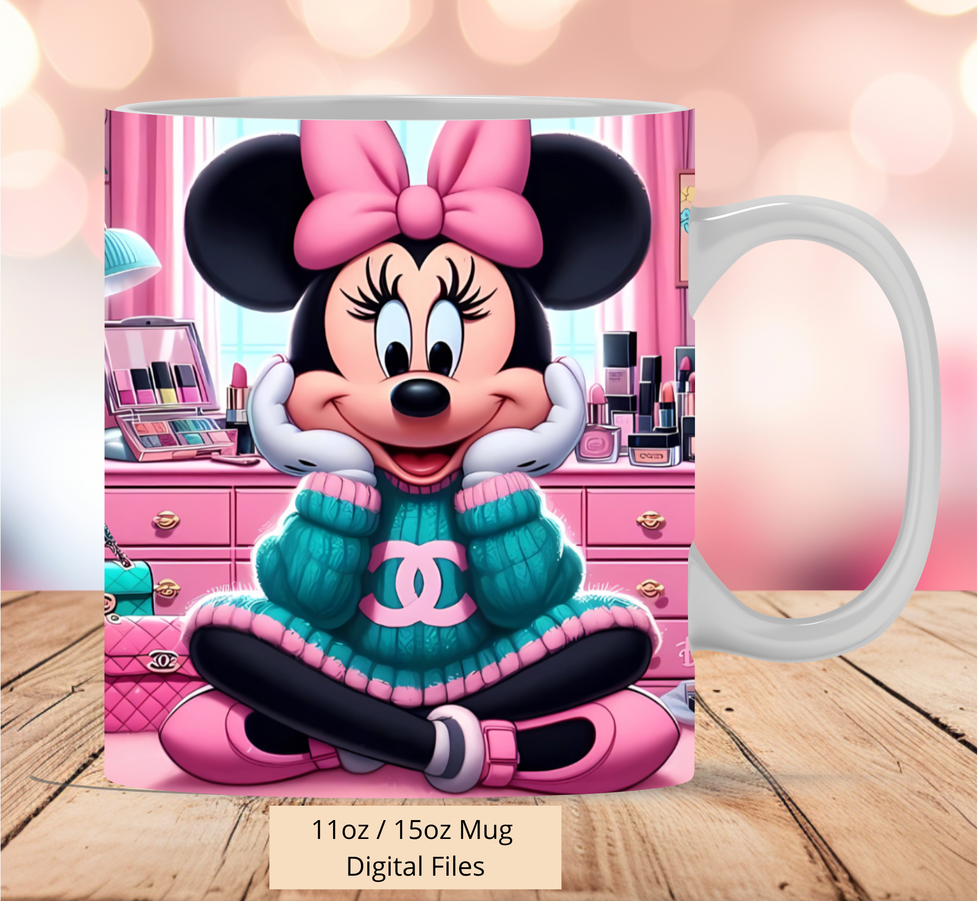 Minnie Fashion Mug Digital Download