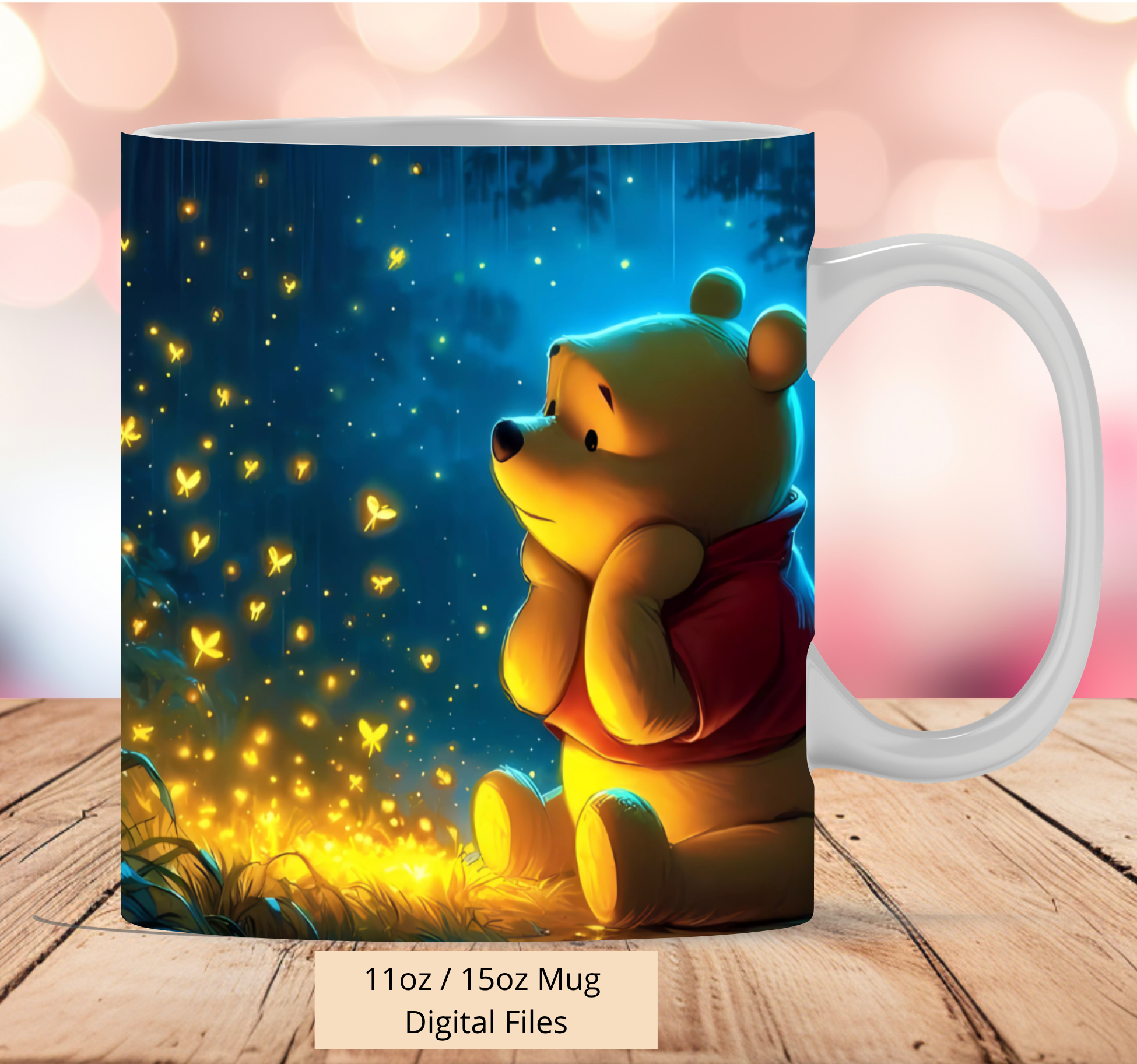 Winnie the Pooh Night Shine Mug Digital Download