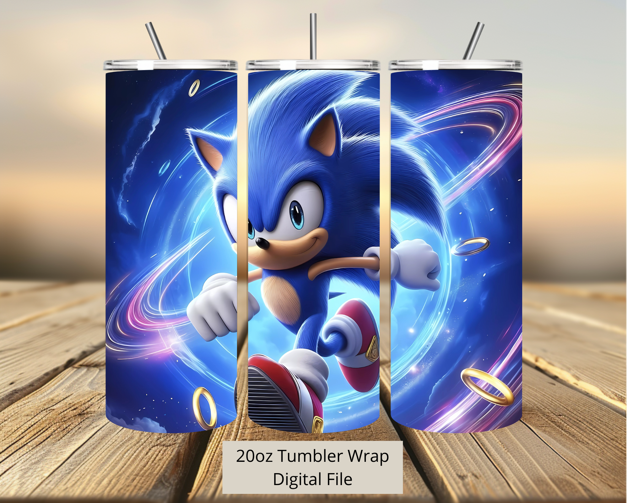 Sonic Splash Tumbler Digital Download
