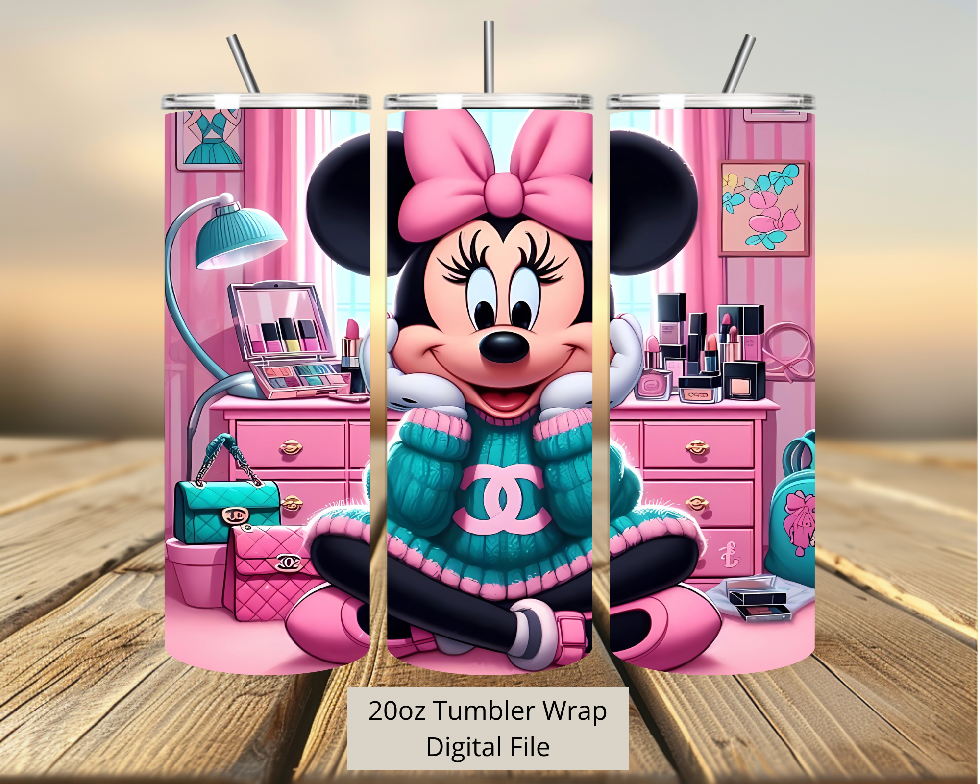 Minnie Fashion Tumbler Digital Download