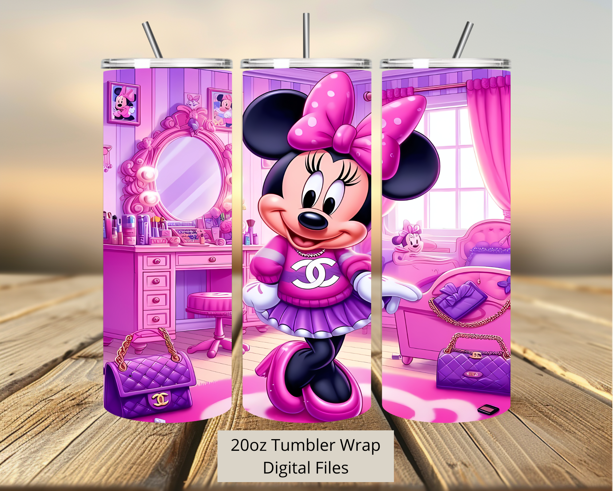 Minnie Chic Tumbler Digital Download