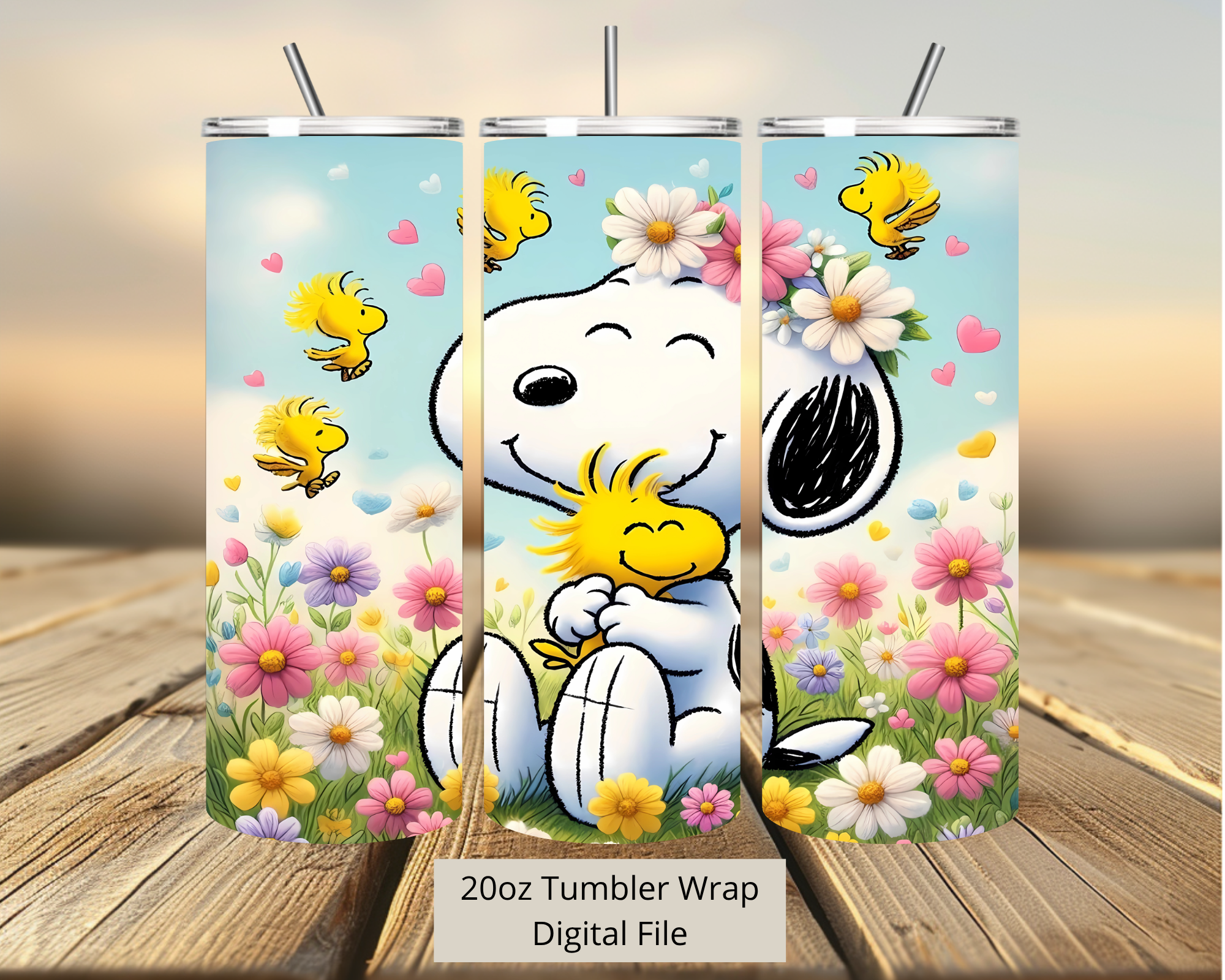 Snoopy Friends Tumbler Digital Download