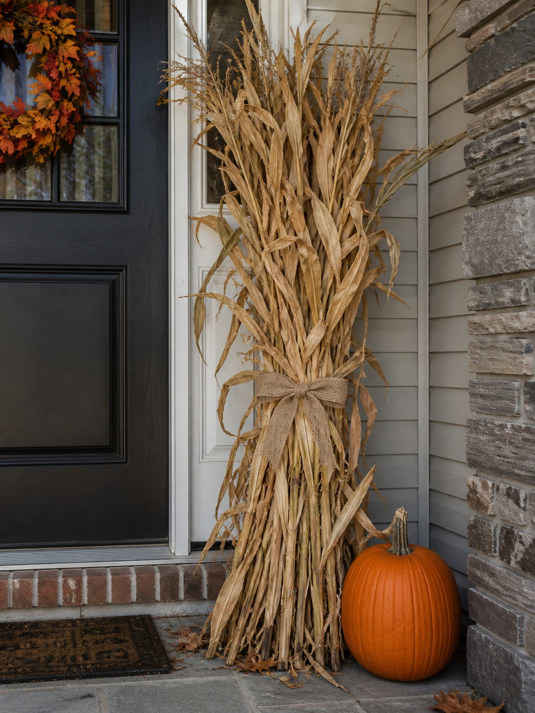 Corn stalks
