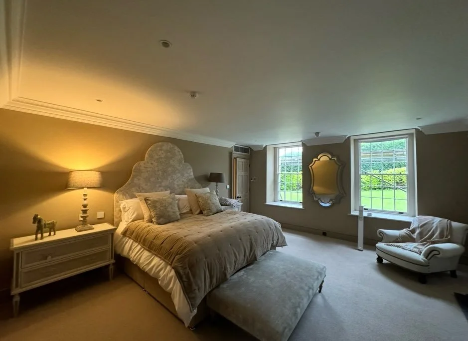 Following on from the previous bedroom and en-suite, it's exciting to see this house come together for my client. 
5 rooms down more to go!!