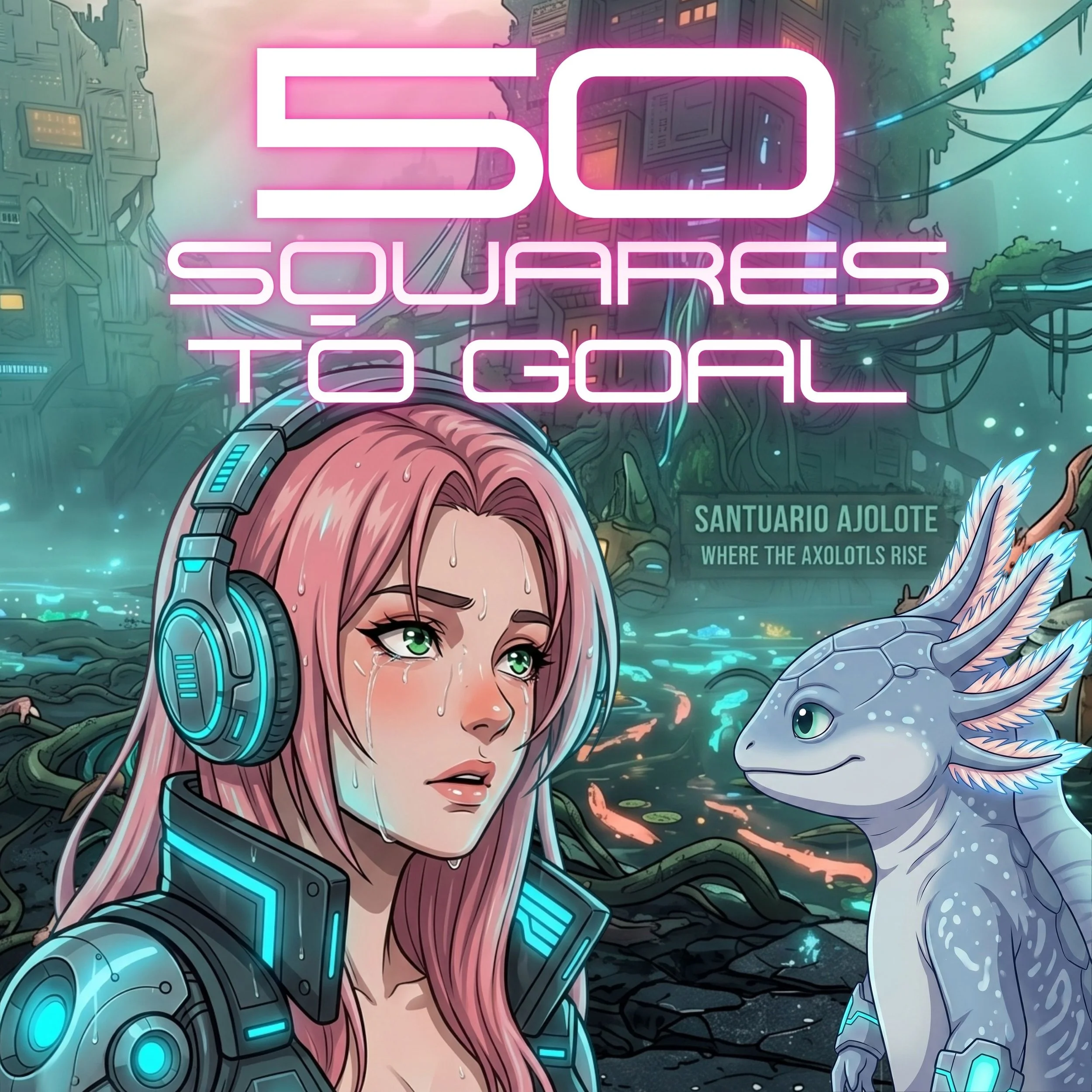 Portada del Album del Soundtrack Oficial de 50 SQUARES TO GOAL para disfrutar cada partida con tus amigos.